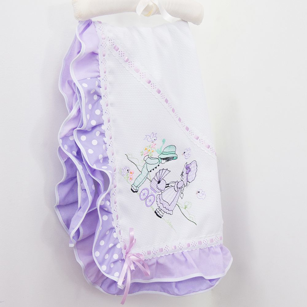 Manta Piquet Mamãe Bebê 80cm