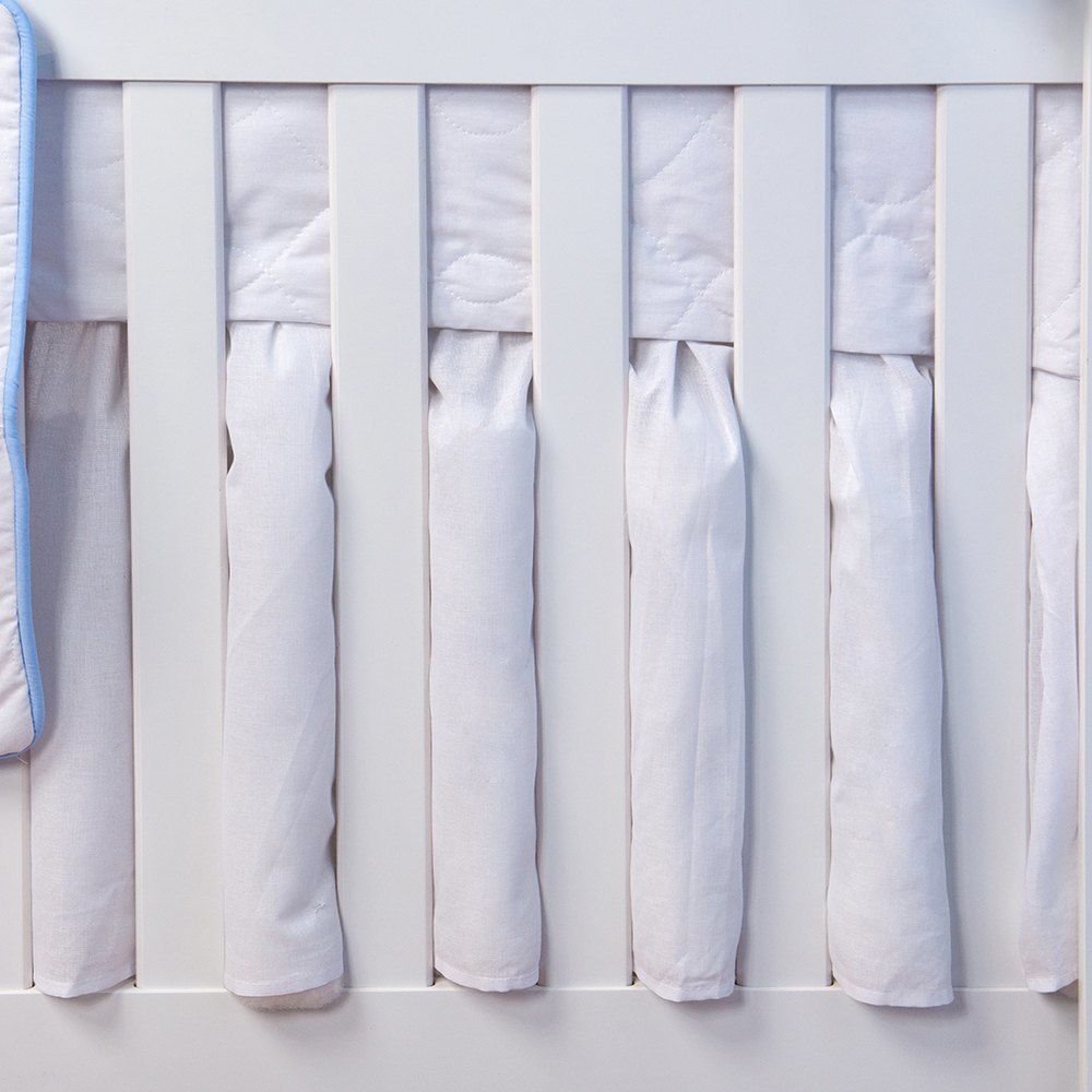 Saia de Berço Luxo Azul