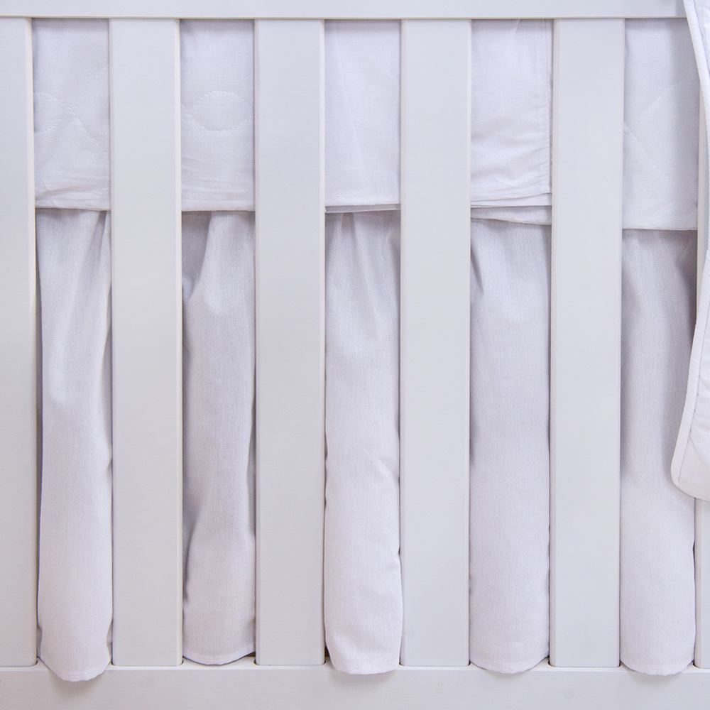 Saia de Berço Luxo Branco