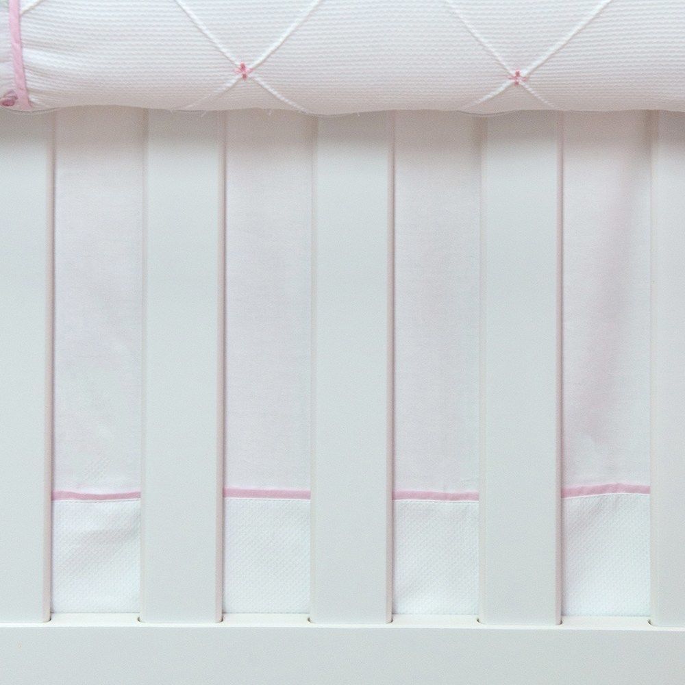 Saia de Berço Sonhos Floral