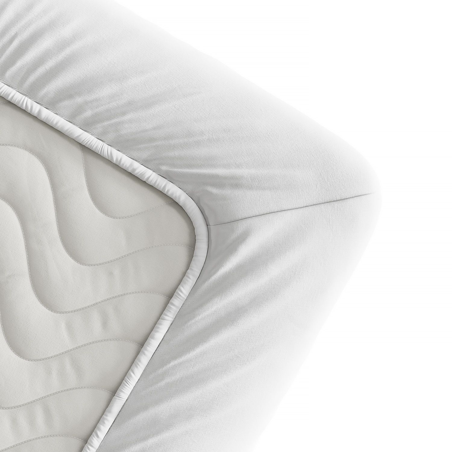 Lençol de Baixo Impermeável Infantil Solteiro Branco