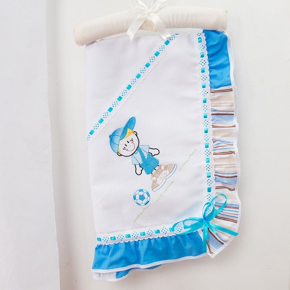 Manta Piquet Meu Jogador 80cm