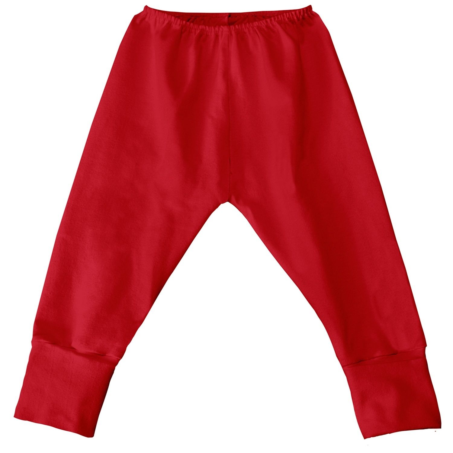 Mijão com Elástico e Pé Reversível Vermelho 3 a 6 Meses