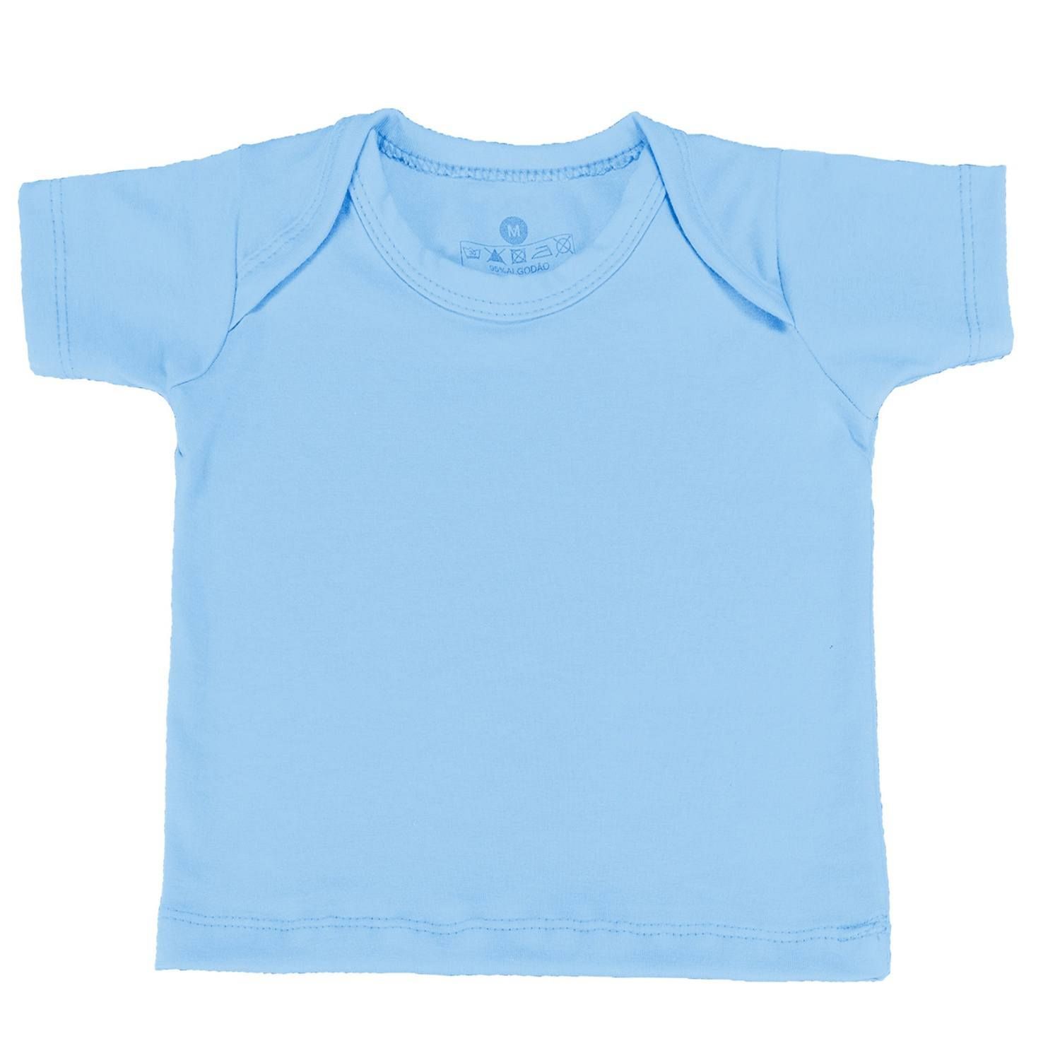 Camiseta Manga Curta Amarelo 12 a 15 Meses