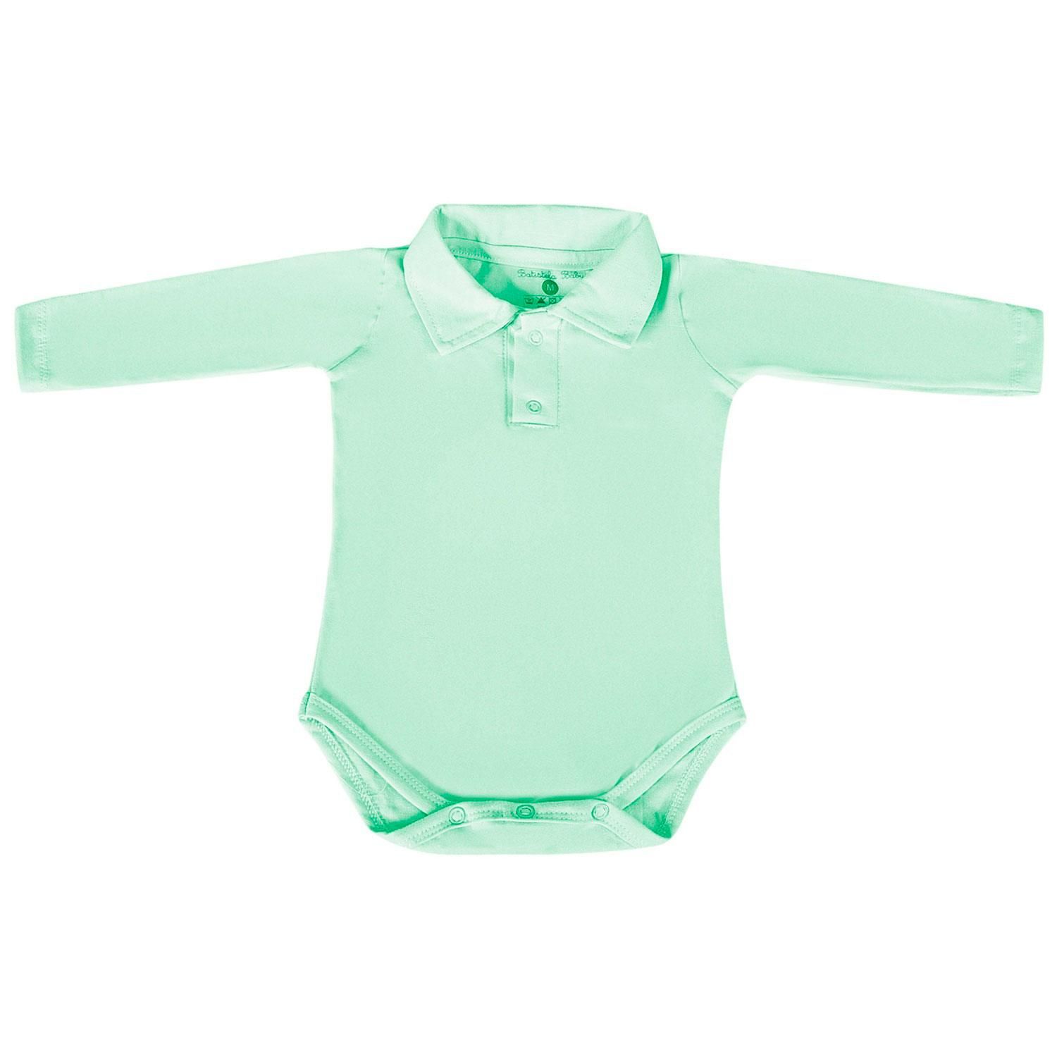 Body Manga Longa Polo Vermelho