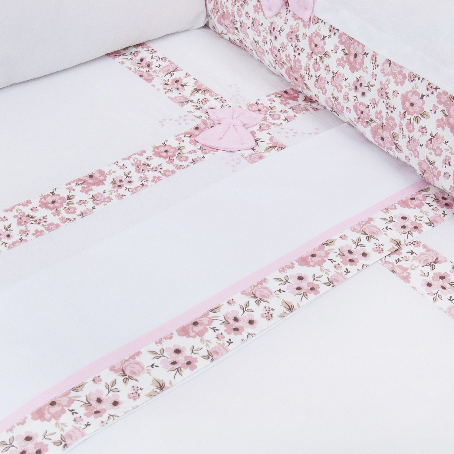 Jogo de Lençol Berço Flora 3 Peças