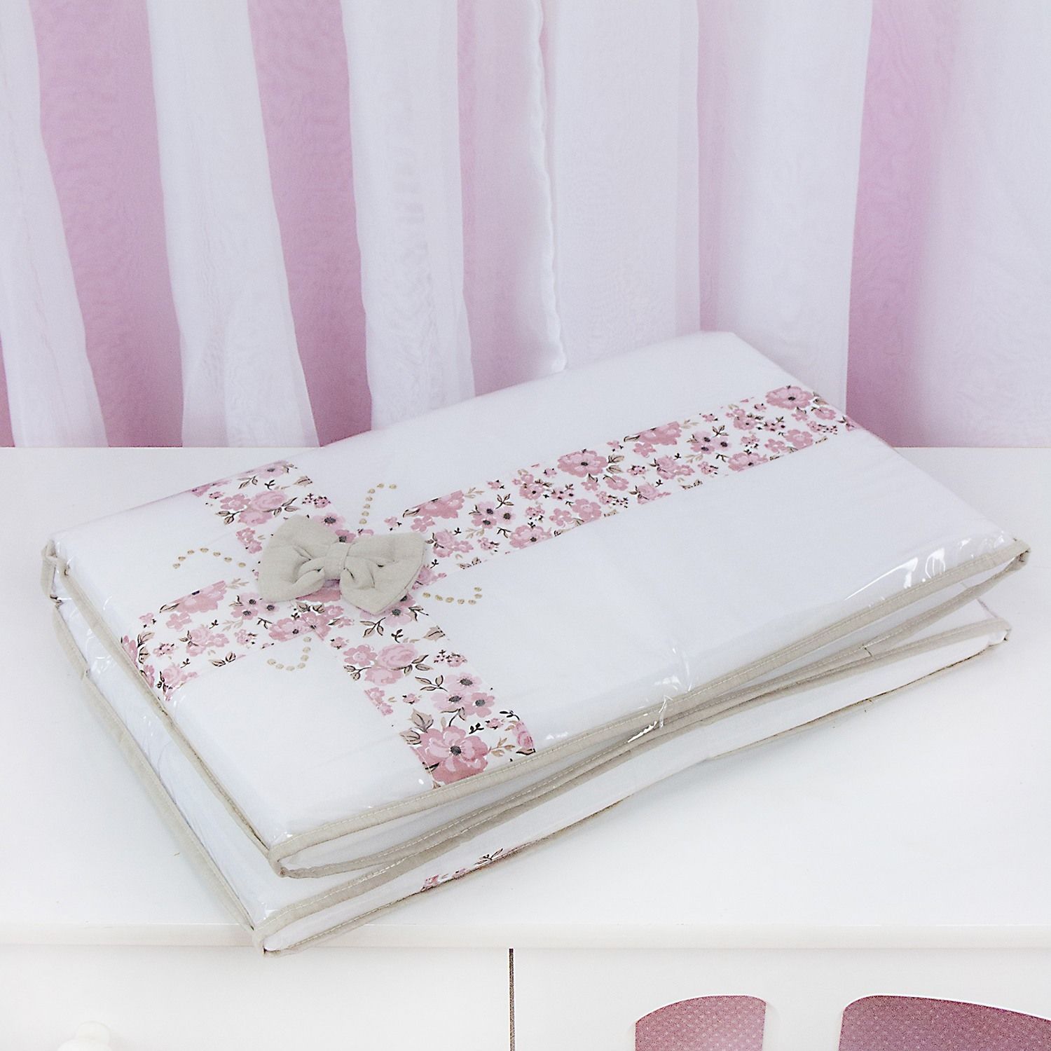 Trocador de Fraldas Espuma Flora Cáqui