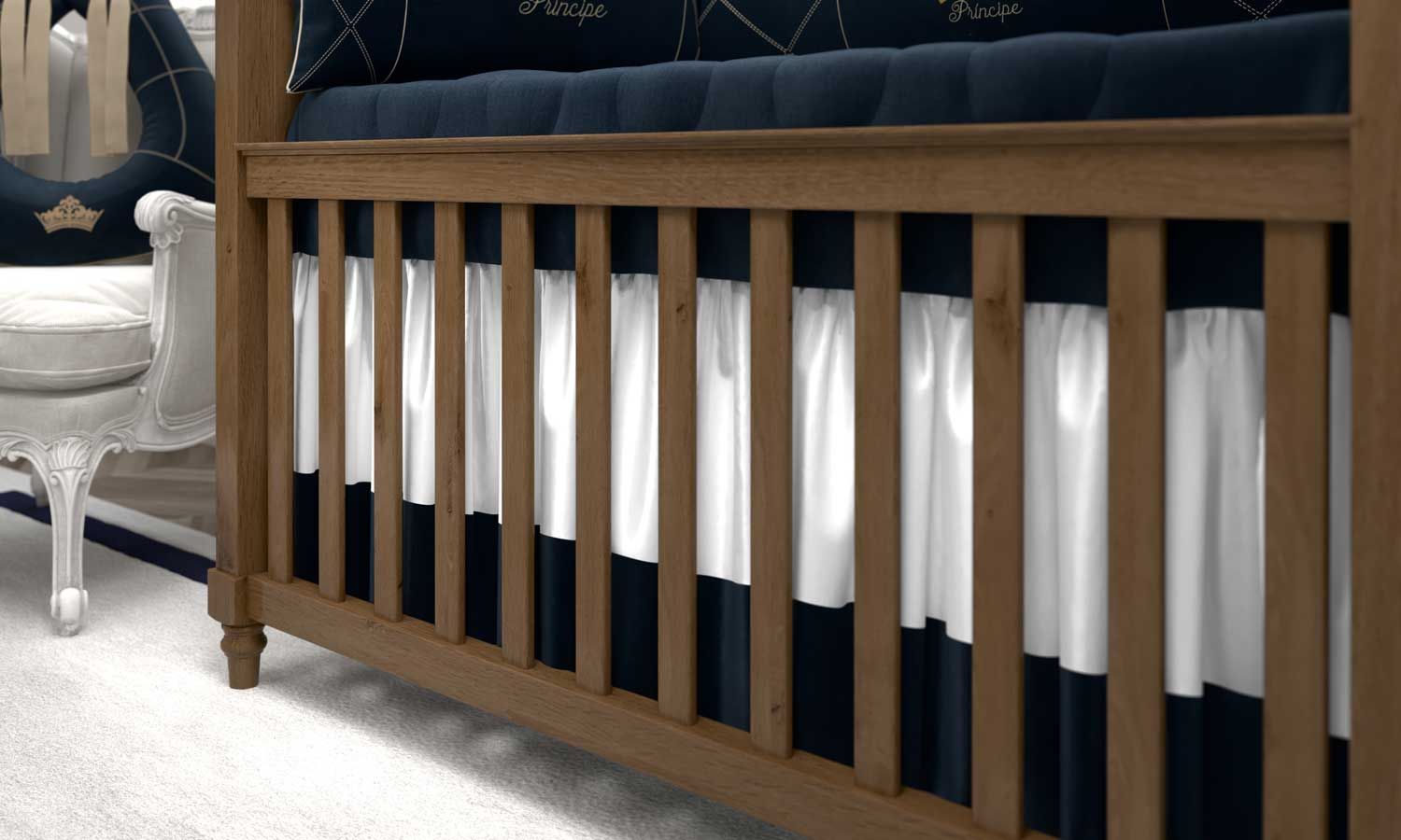 Kit Berço Príncipe Marinho Premium