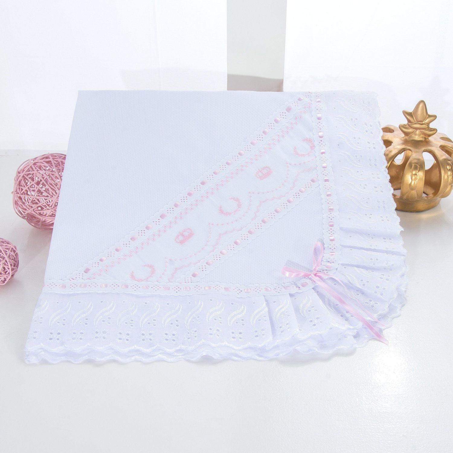 Manta Mariana Rosa 86cm