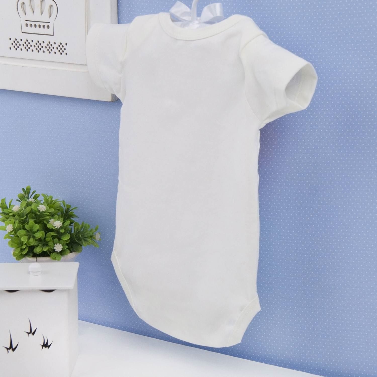 Body Manga Curta Leão Palha Tam P