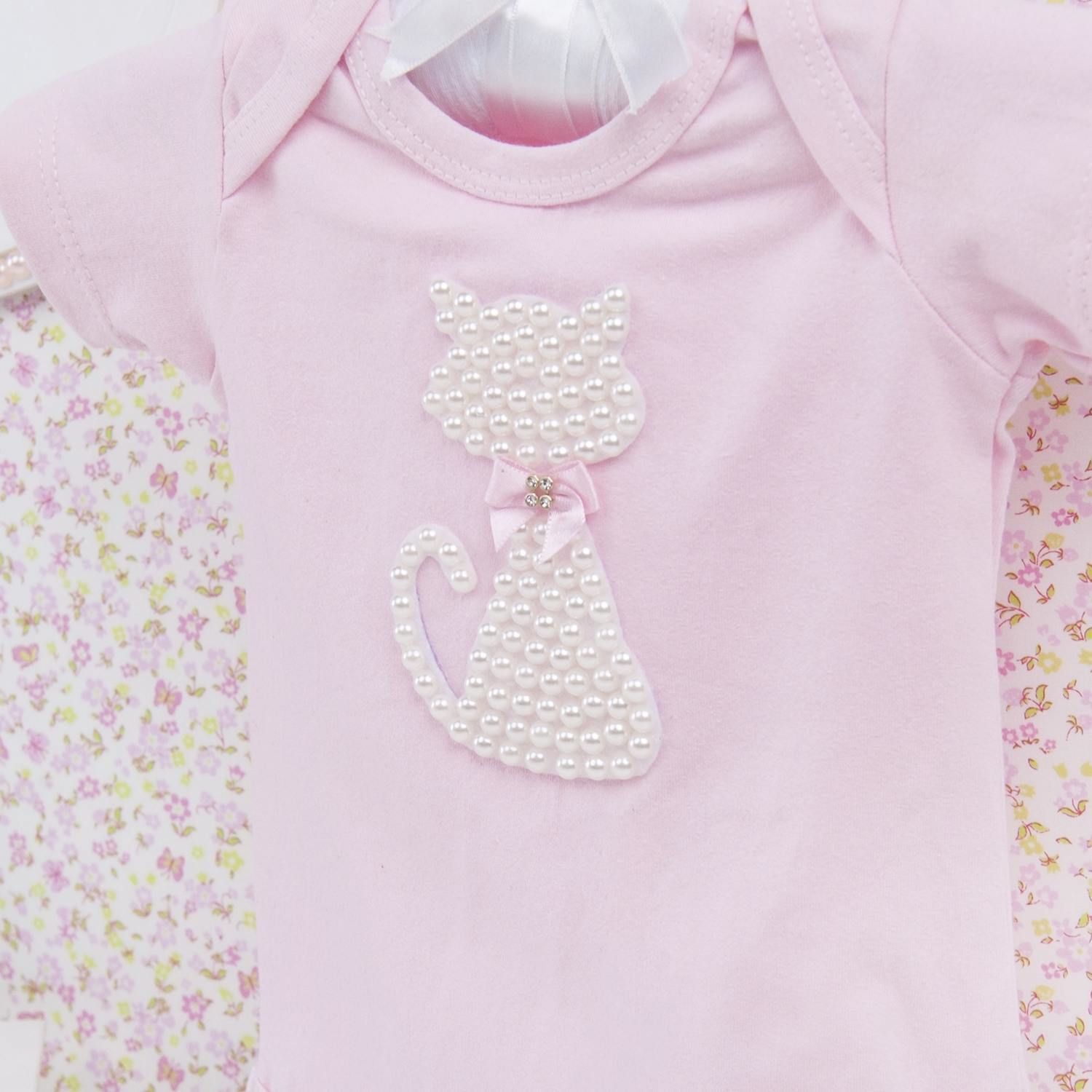 Body Manga Curta Gatinha Palha Tam M