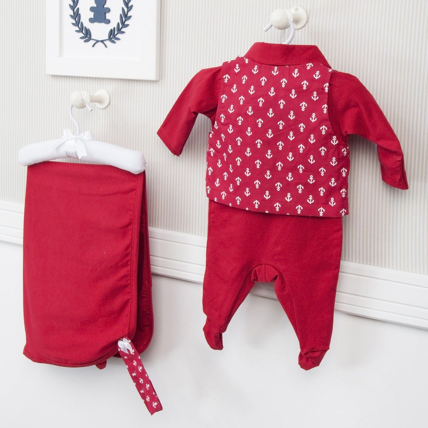 Saída Maternidade Marinheiro 3 Peças