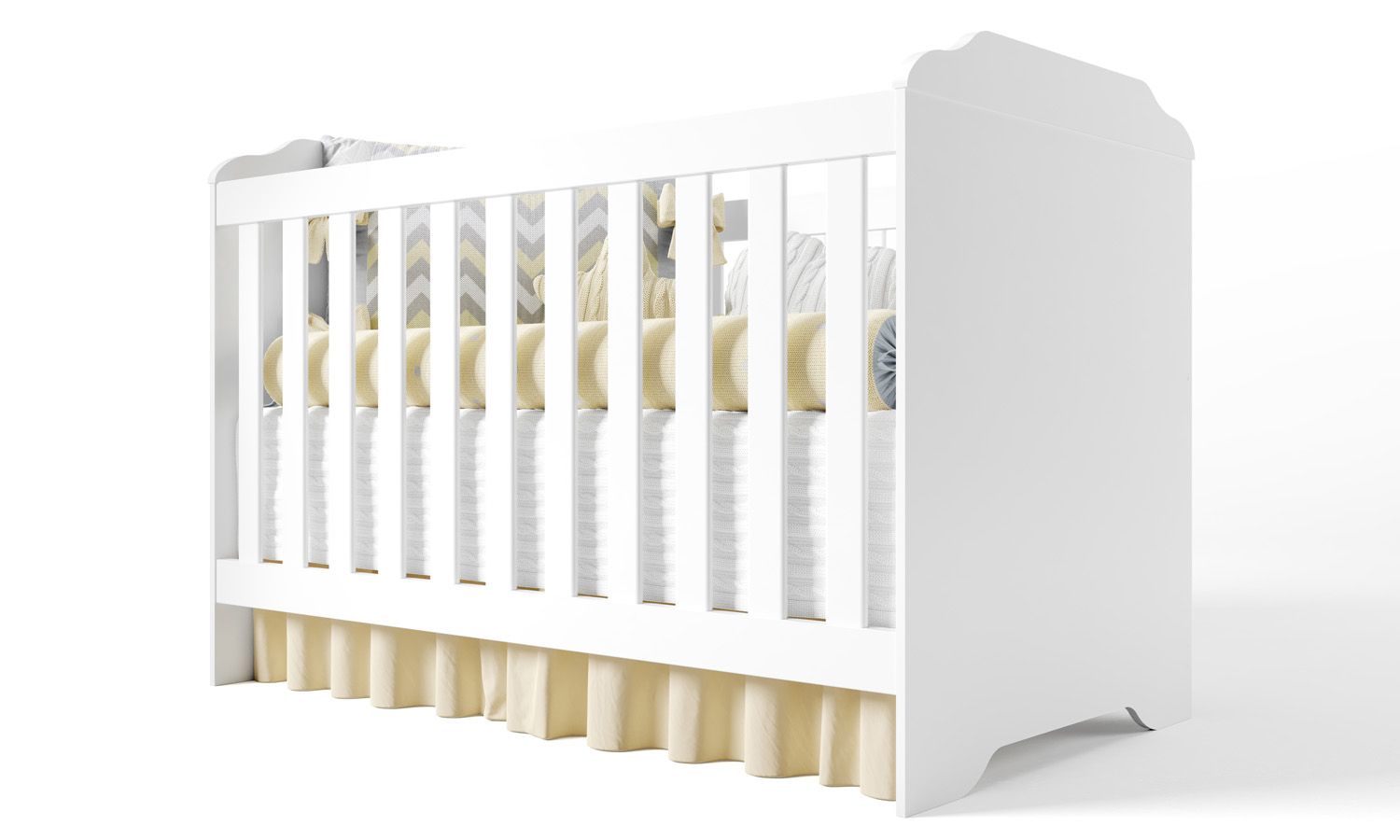 Berço Americano Branco Mel