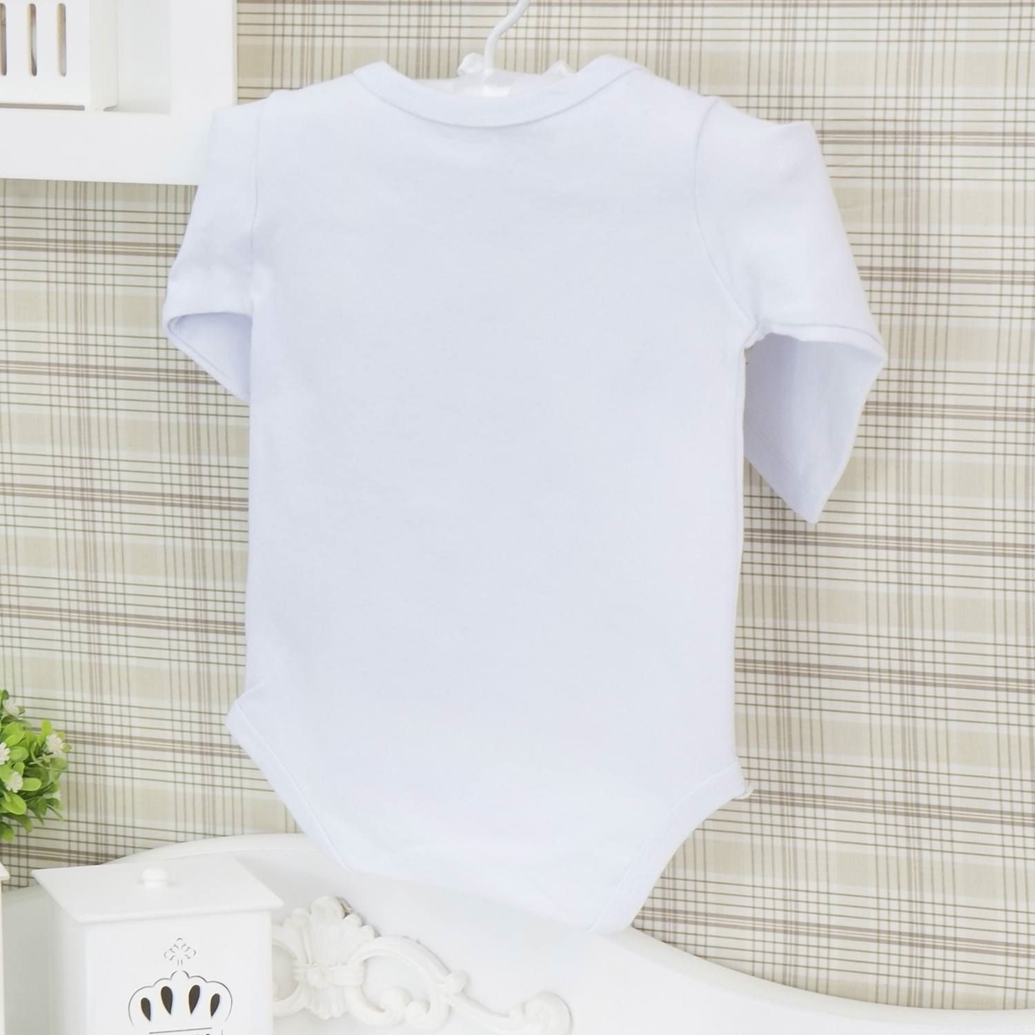 Body Manga Longa Amo Muito Meu Irmão Branco Tam M