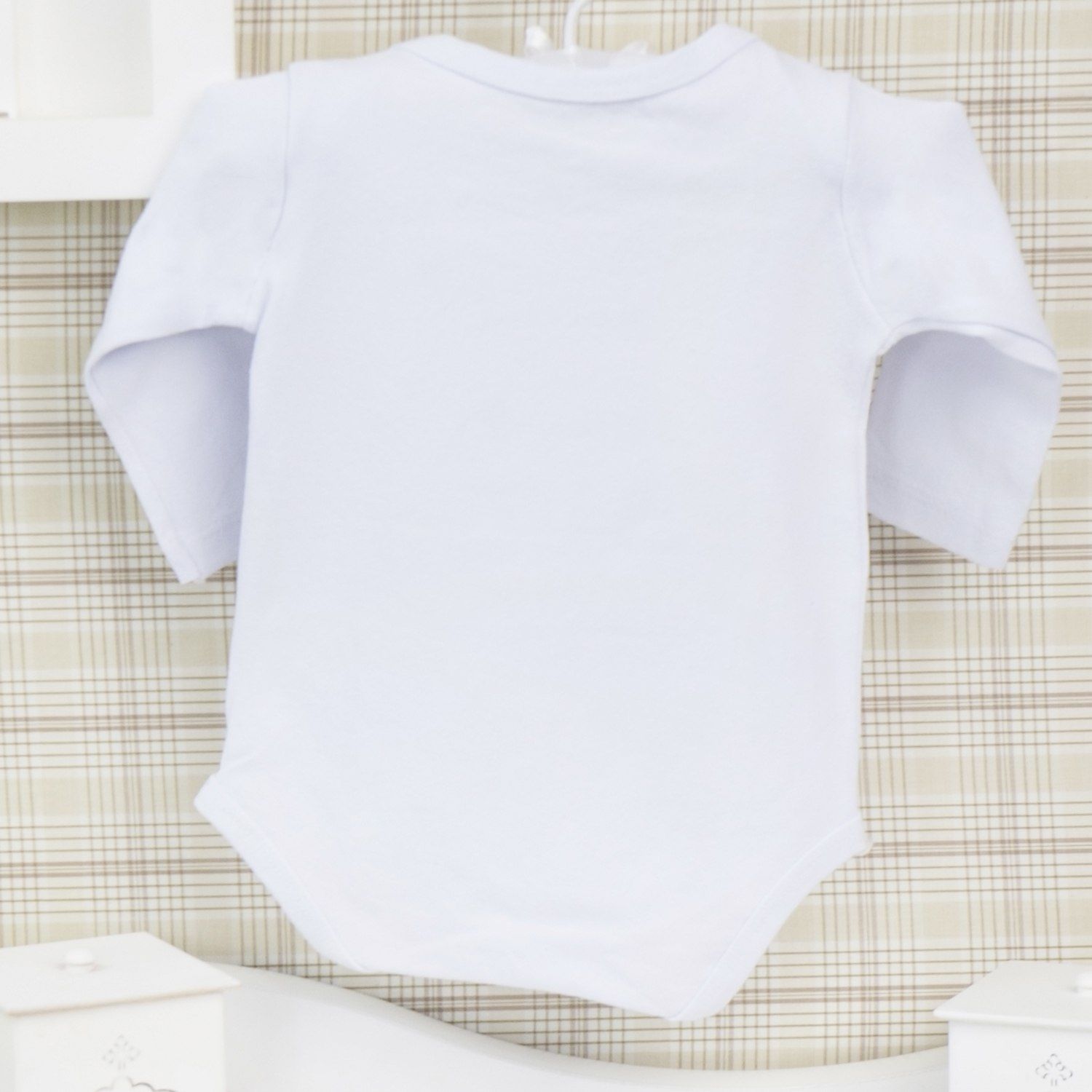 Body Manga Longa Amo Muito Meu Irmão Branco Tam M