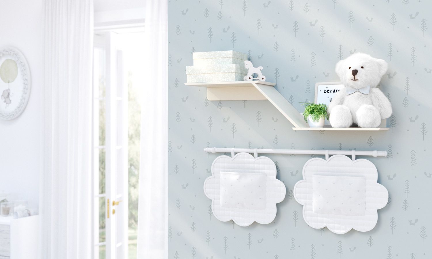 Prateleira Zig Azul Marinho