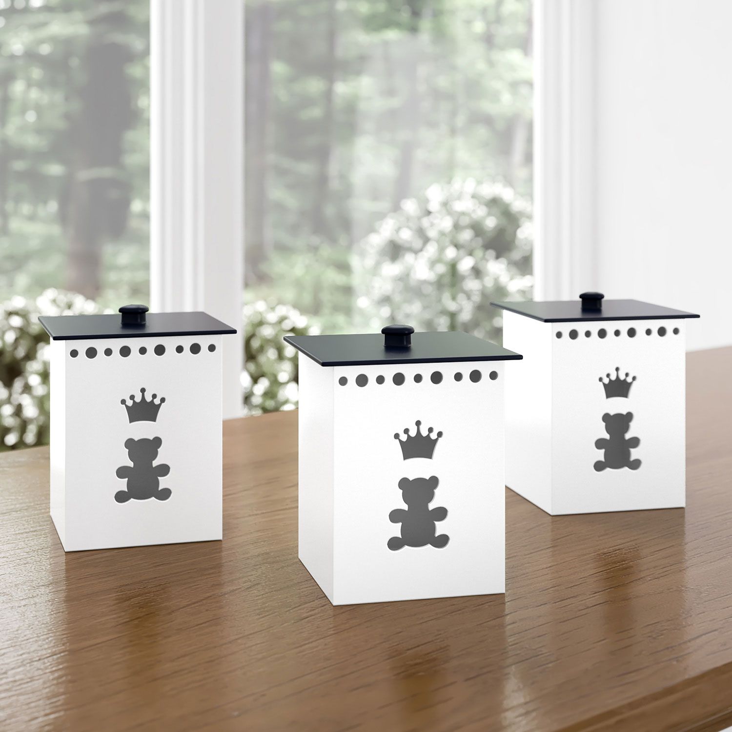 Jogo de Potes Urso Realeza