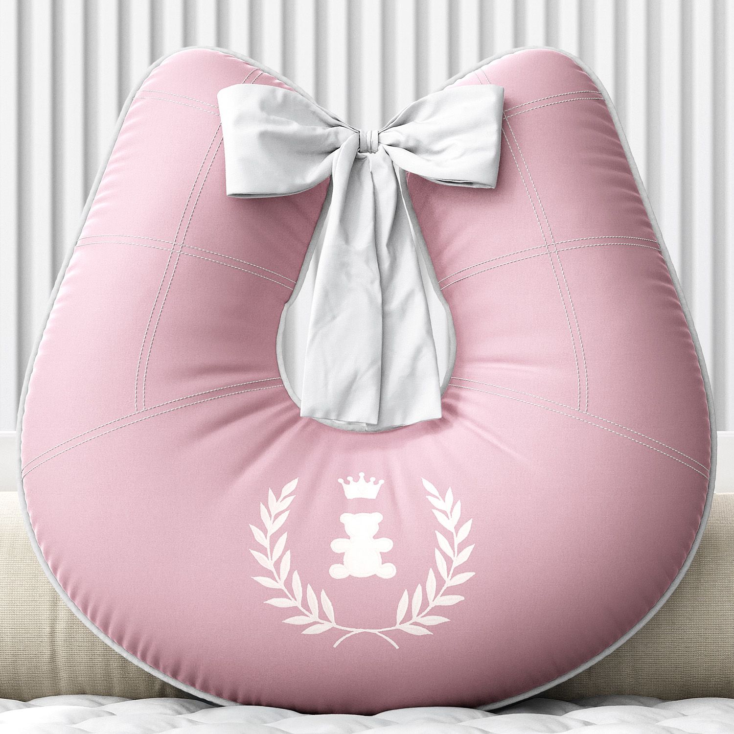 Almofada Amamentação Realeza Marinho Premium