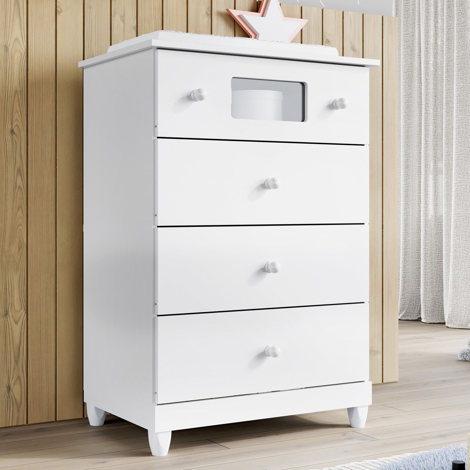 Cômoda Infantil Branco Mila