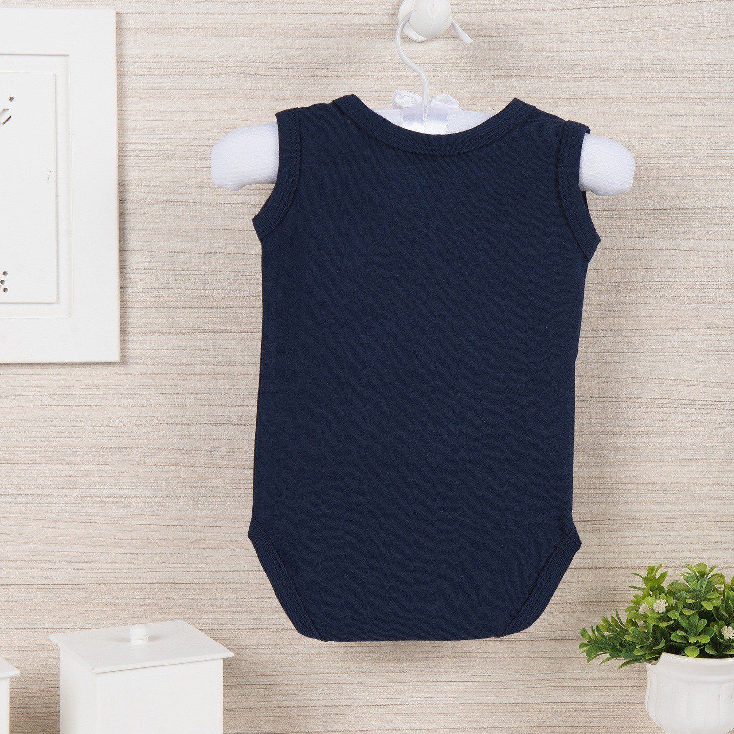 Body Regata Cópia Reduzida do Papai Marinho 3 a 6 Meses