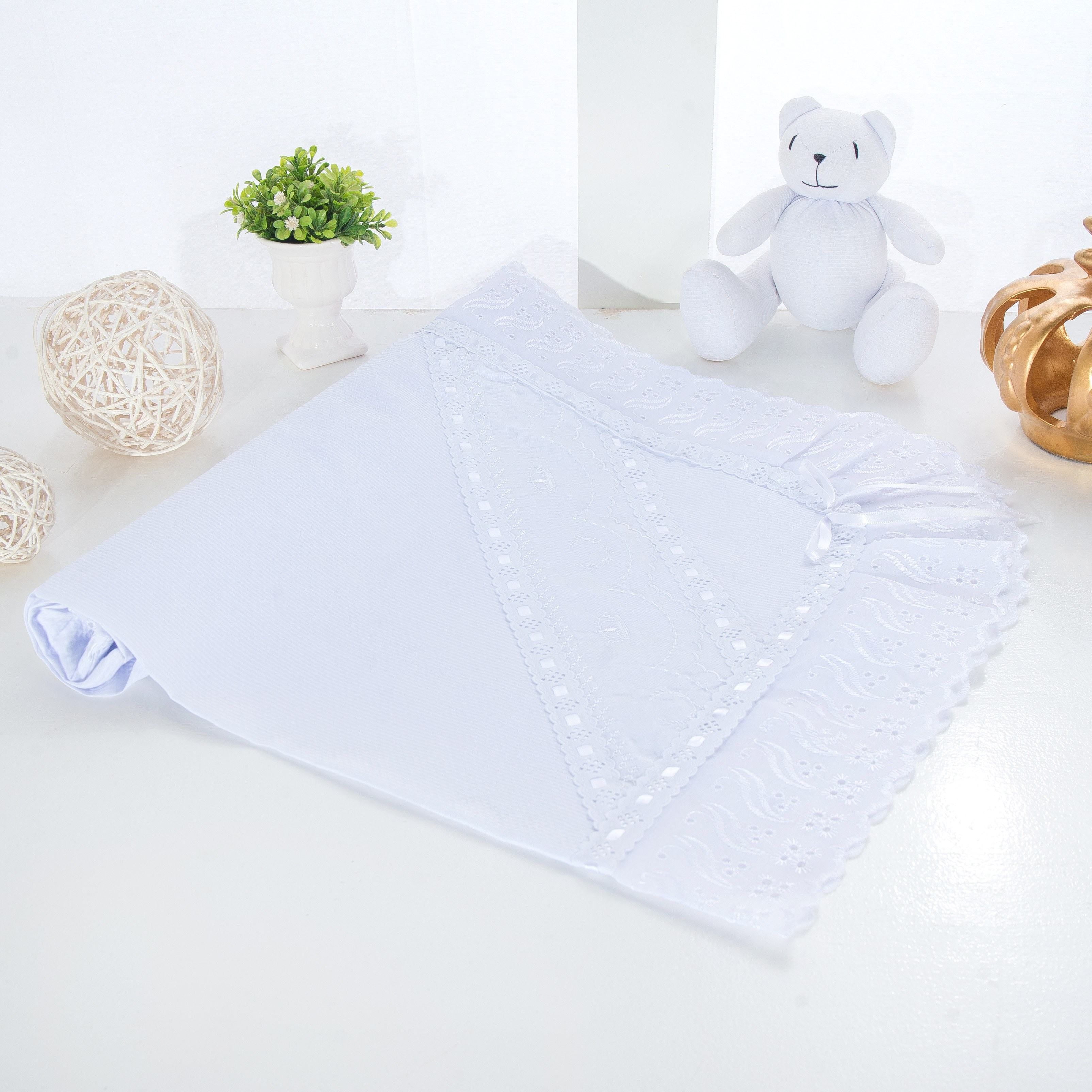 Manta Mariana Branca 86cm