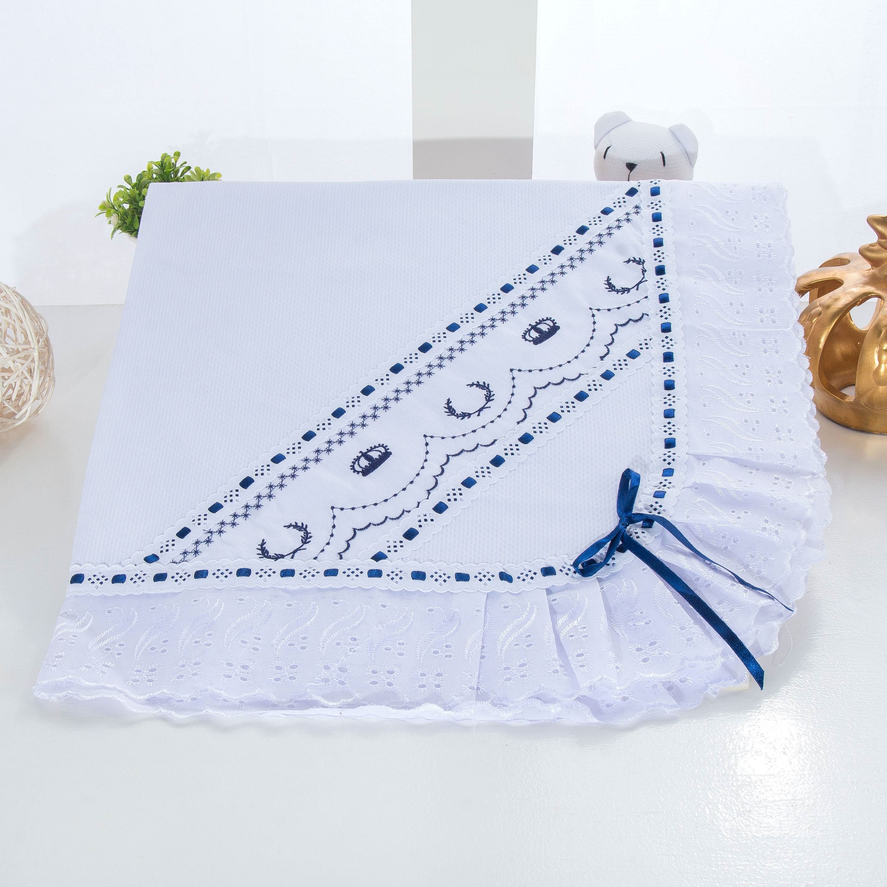 Manta Mariana Azul Marinho 86cm