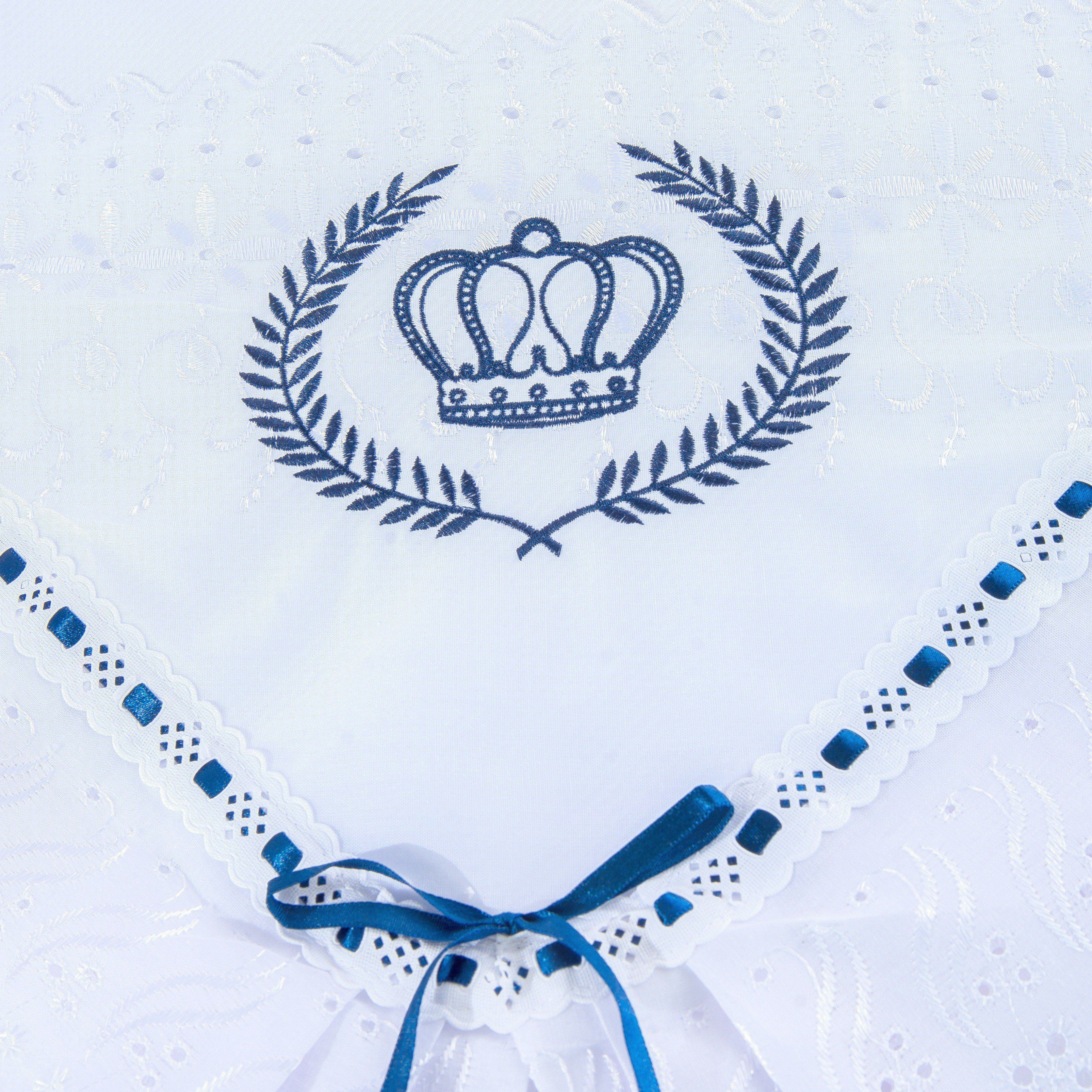 Manta Vira de Lese Azul Marinho 86cm