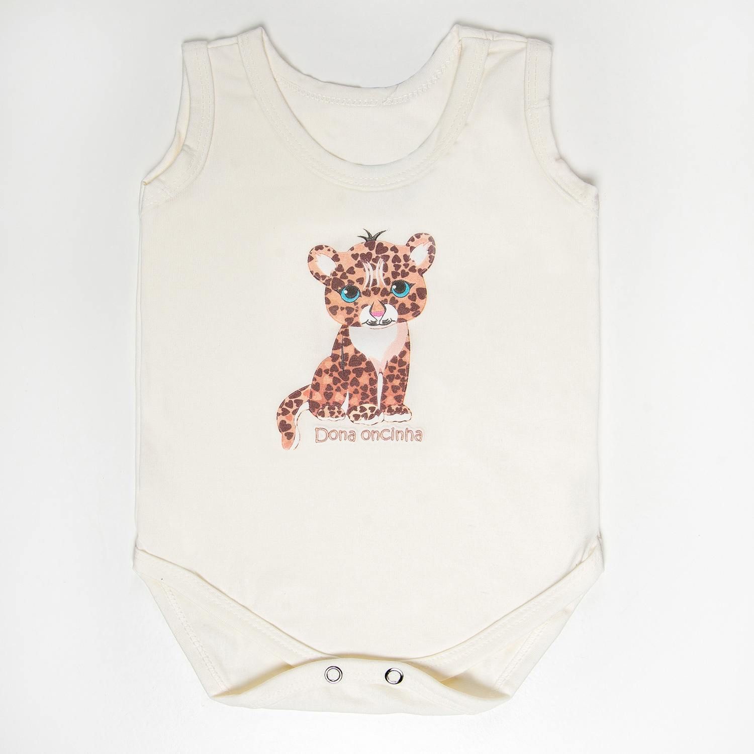 Body Regata Dona Oncinha Palha Tam GG