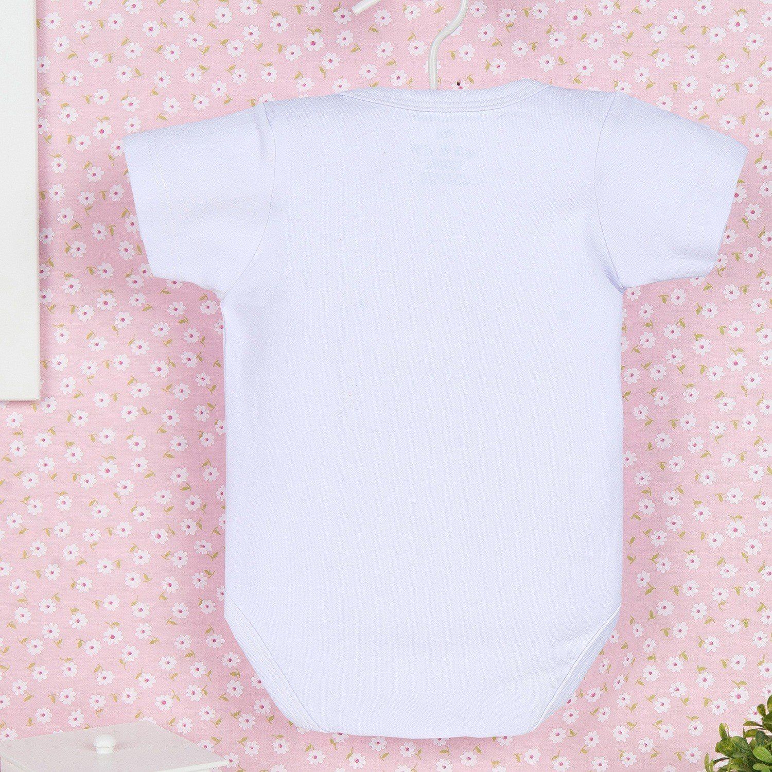 Body Manga Curta São Paulina Branco Tam G