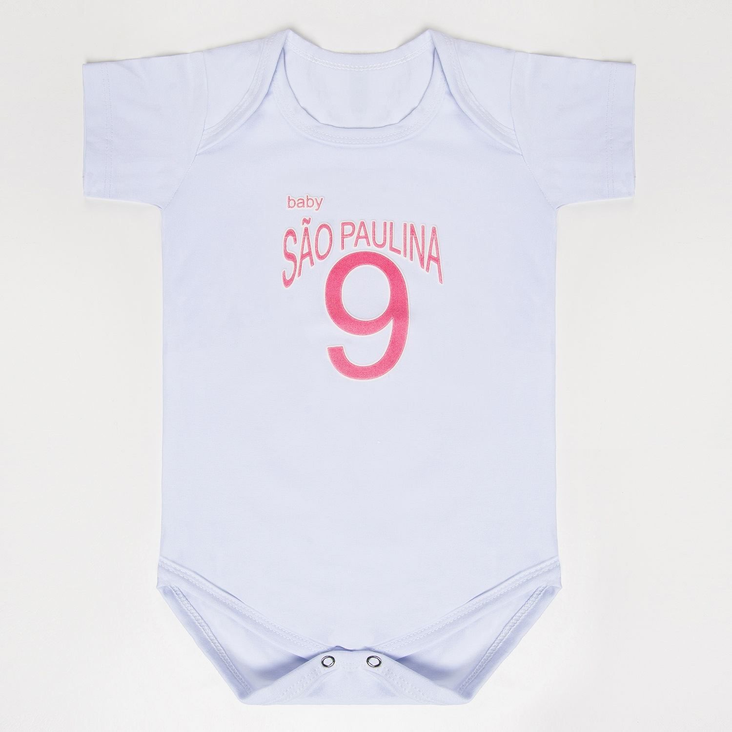 Body Manga Curta São Paulina Branco Tam G