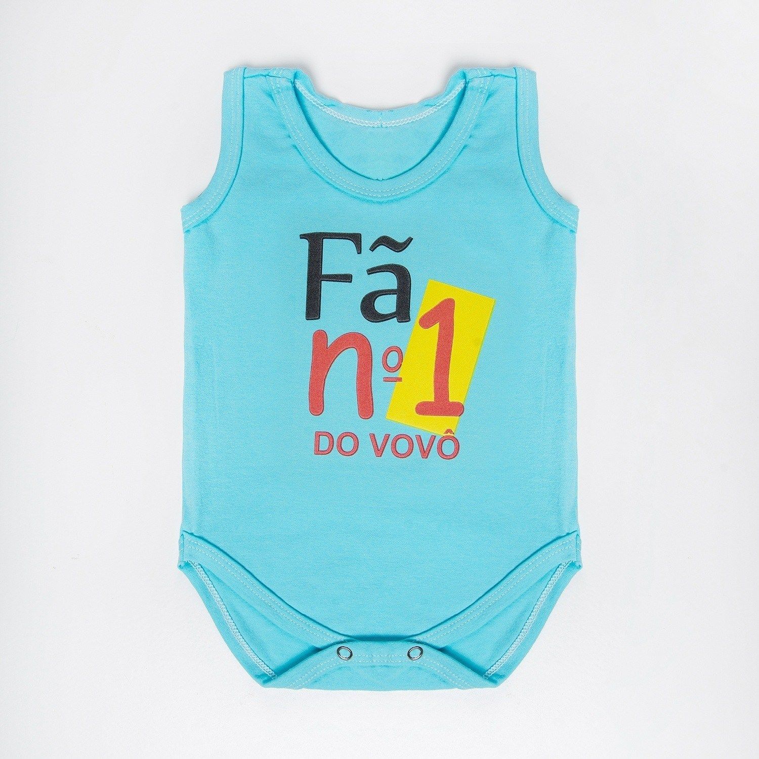 Body Regata Fã Número 1 do Vovô Azul Tam GG