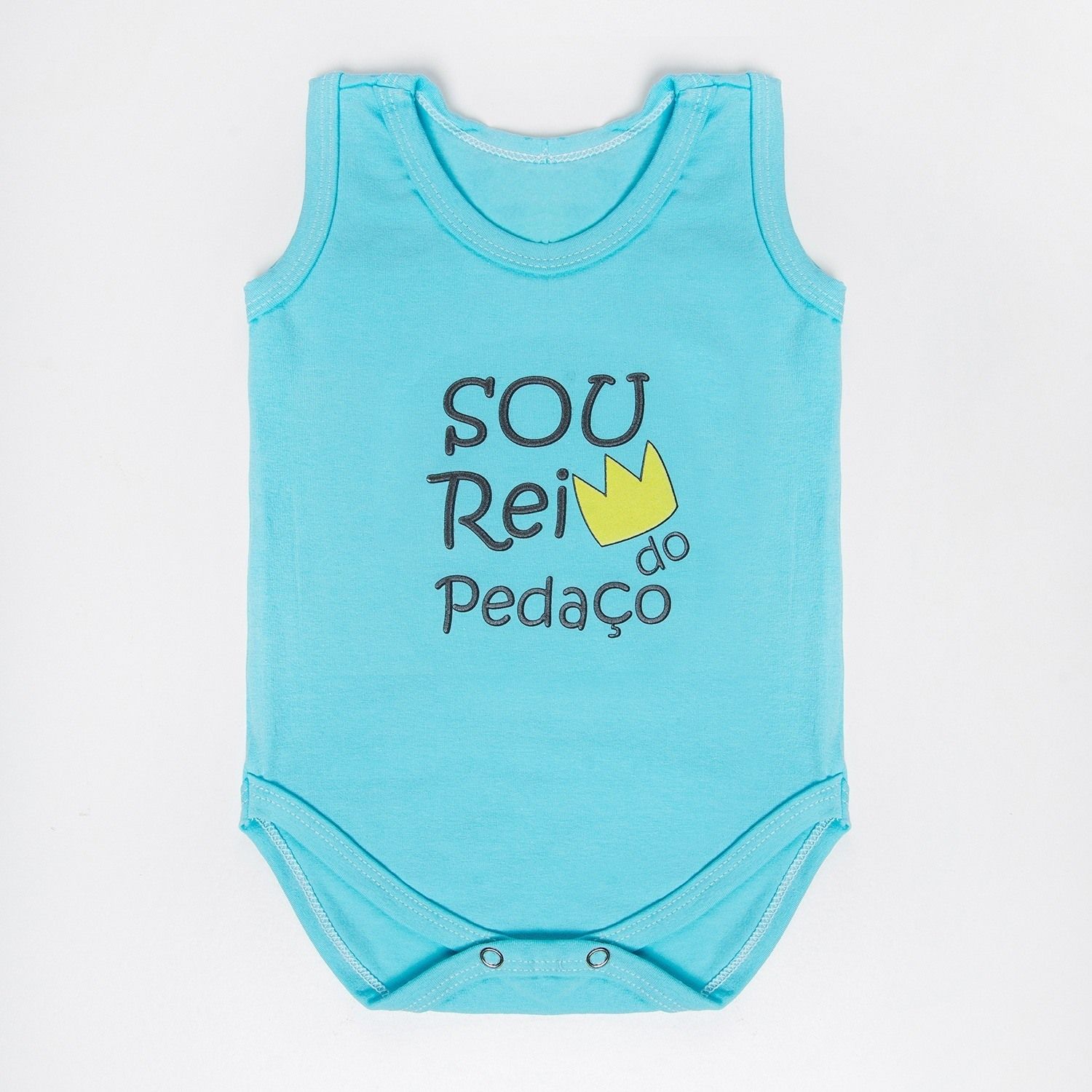 Body Regata Sou Rei do Pedaço Azul