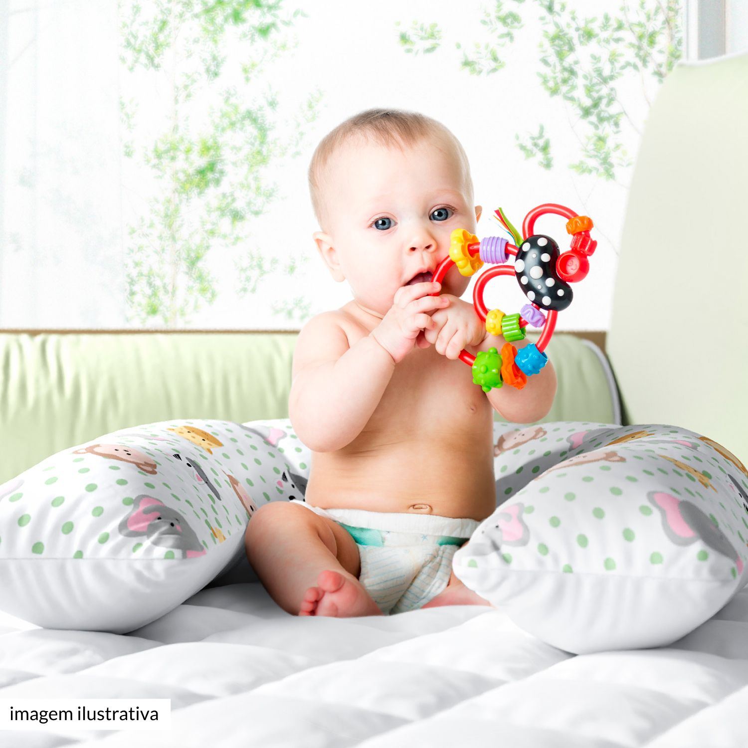 Almofada Amamentação Princesa Rosé Premium