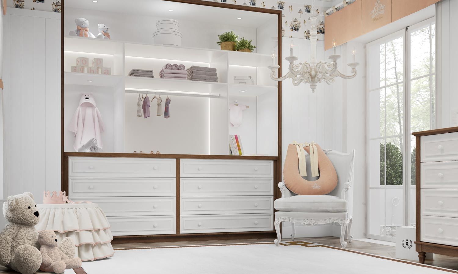 Almofada Amamentação Princesa Rosé Premium