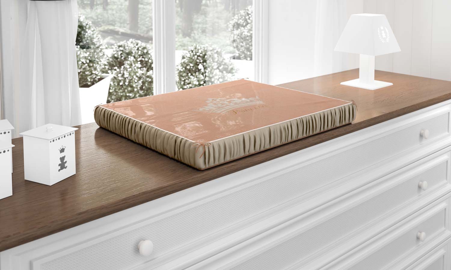 Trocador de Fraldas Princesa Rosé Premium