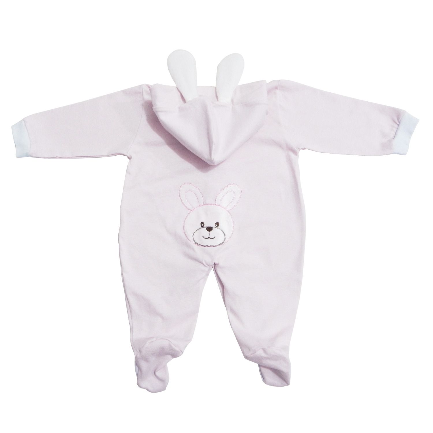 Macacão Bebê Manga Longa Coelhinha 9 a 12 Meses
