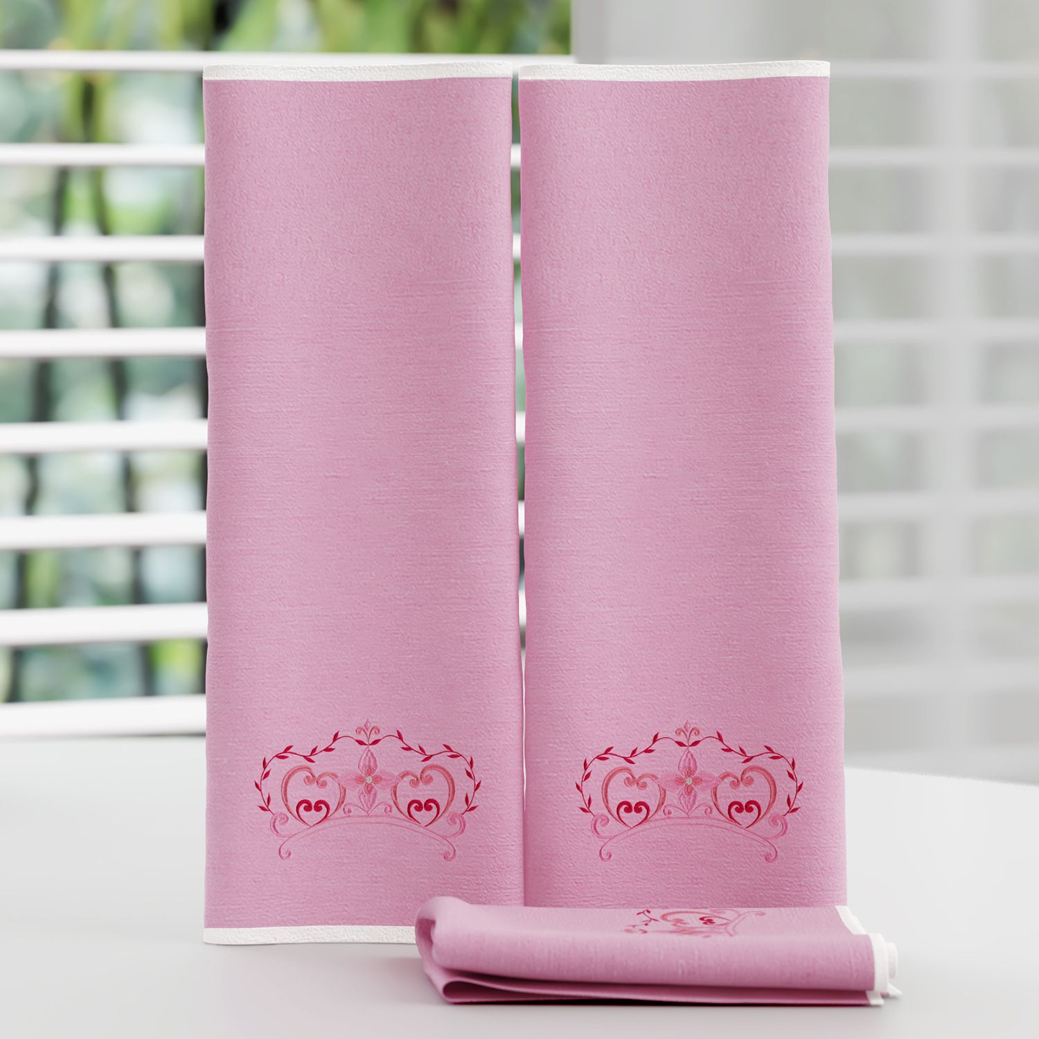 Jogo de Fraldas de Boca Malha Minha Princesinha