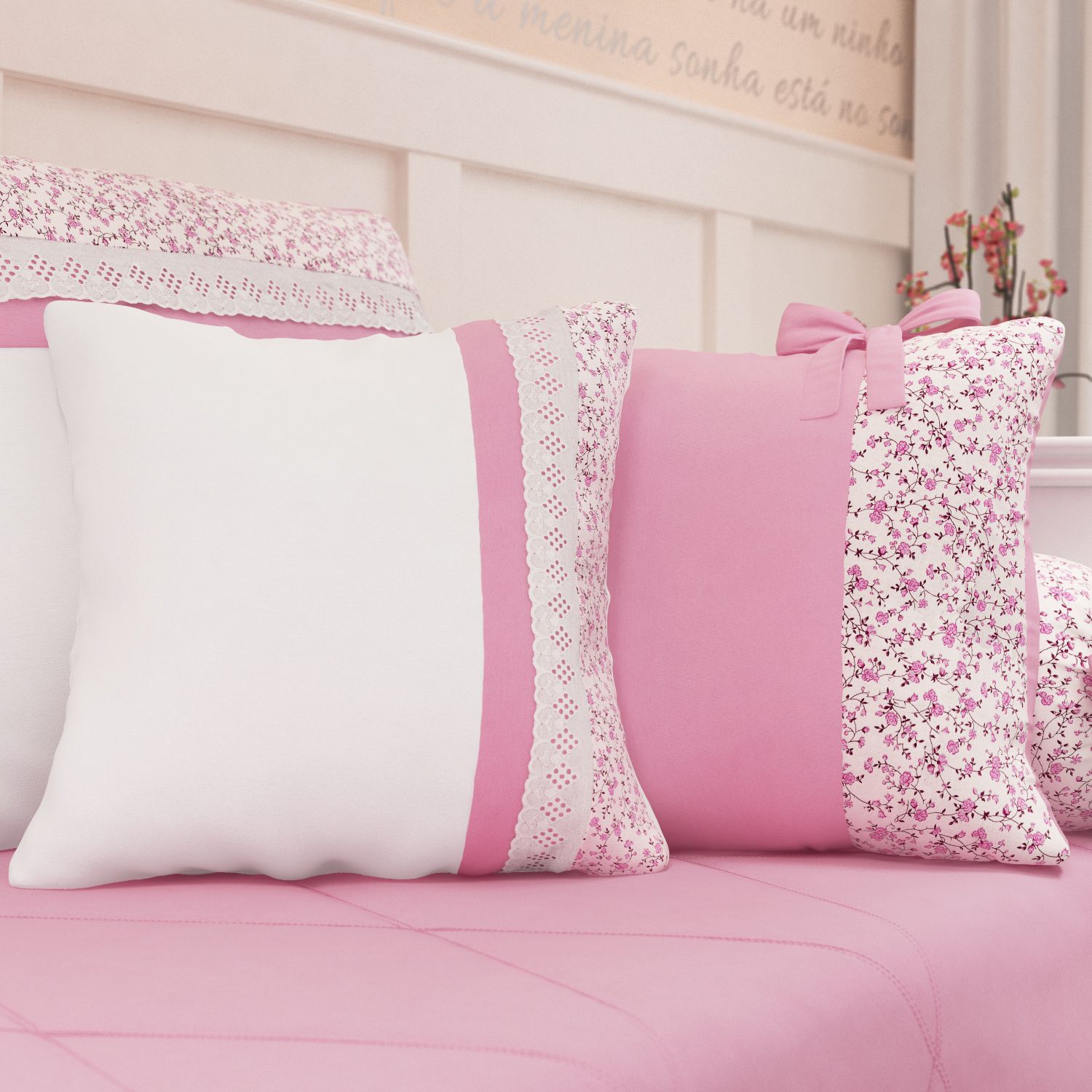 Almofadas Minha Princesinha 2 Peças