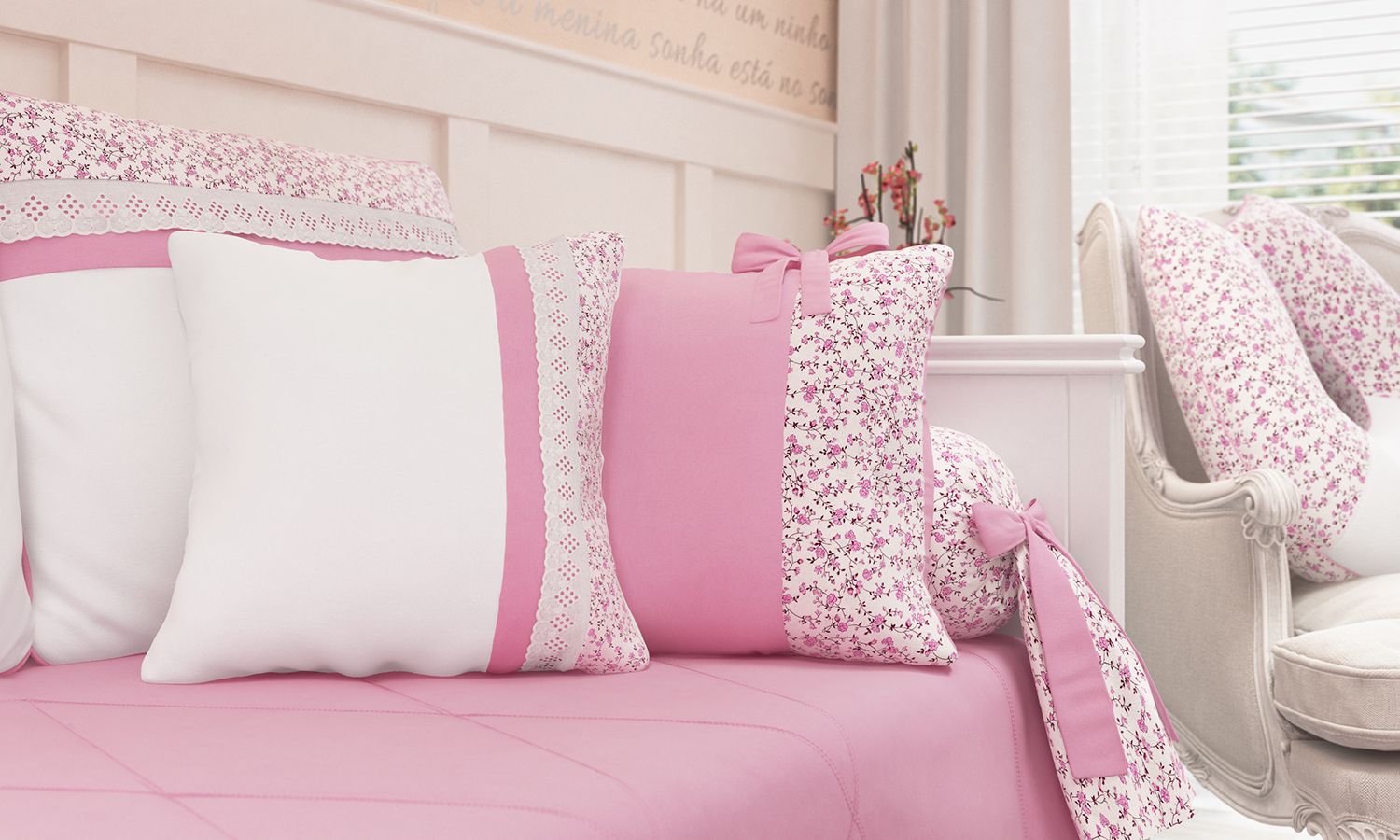 Almofadas Minha Princesinha 2 Peças