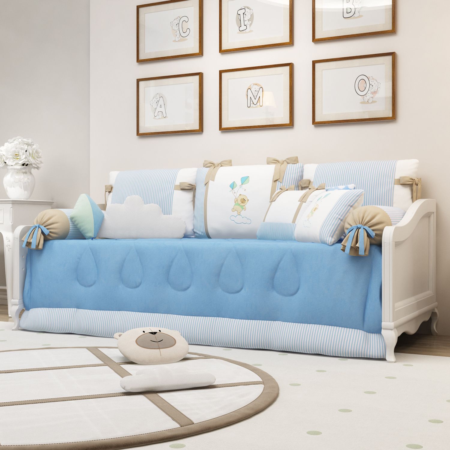 Kit Cama Babá Nino e a Pipa