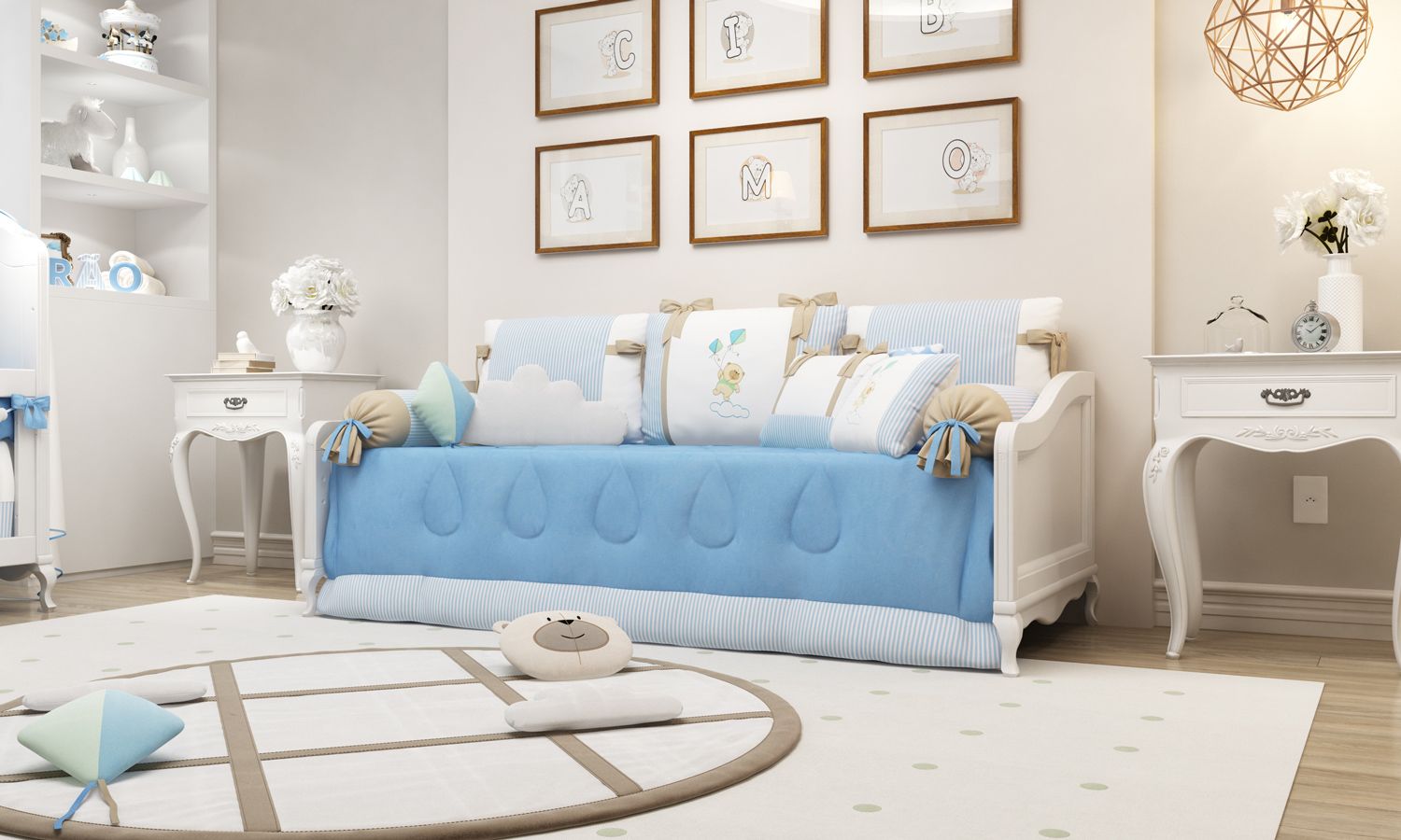 Kit Cama Babá Nino e a Pipa