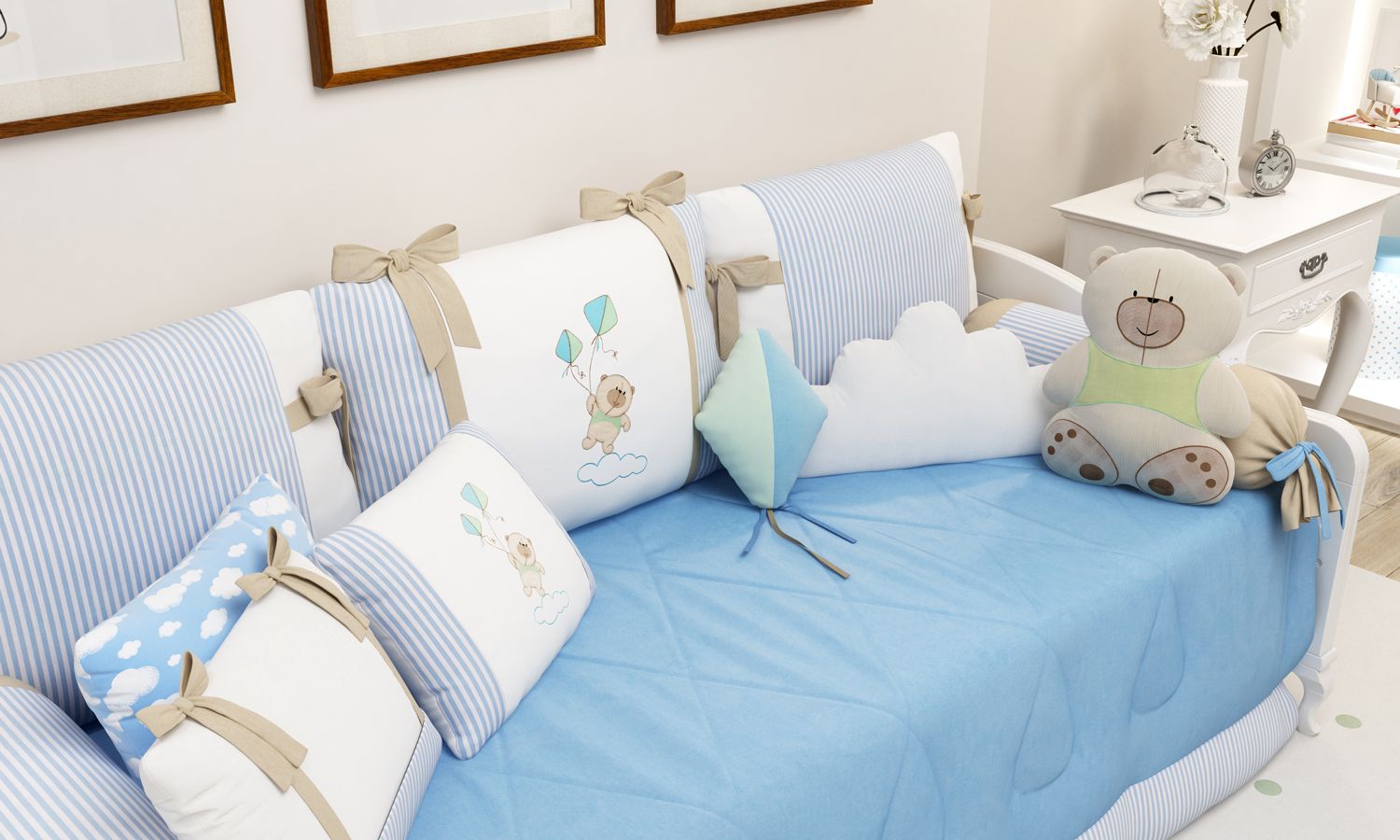 Kit Cama Babá Nino e a Pipa