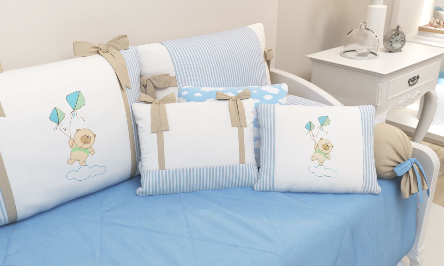 Kit Cama Babá Nino e a Pipa