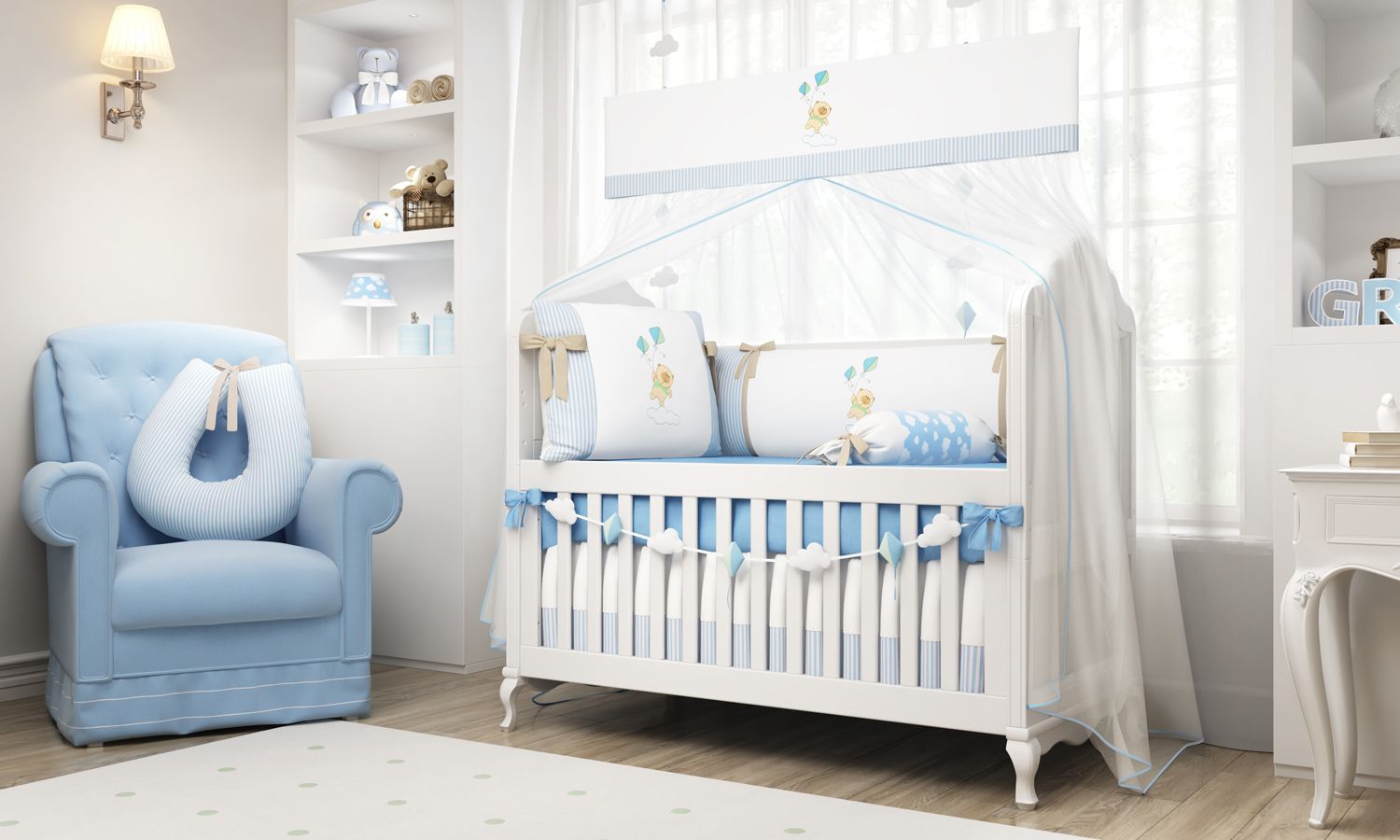 Varal de Berço Nino e a Pipa 1,30m