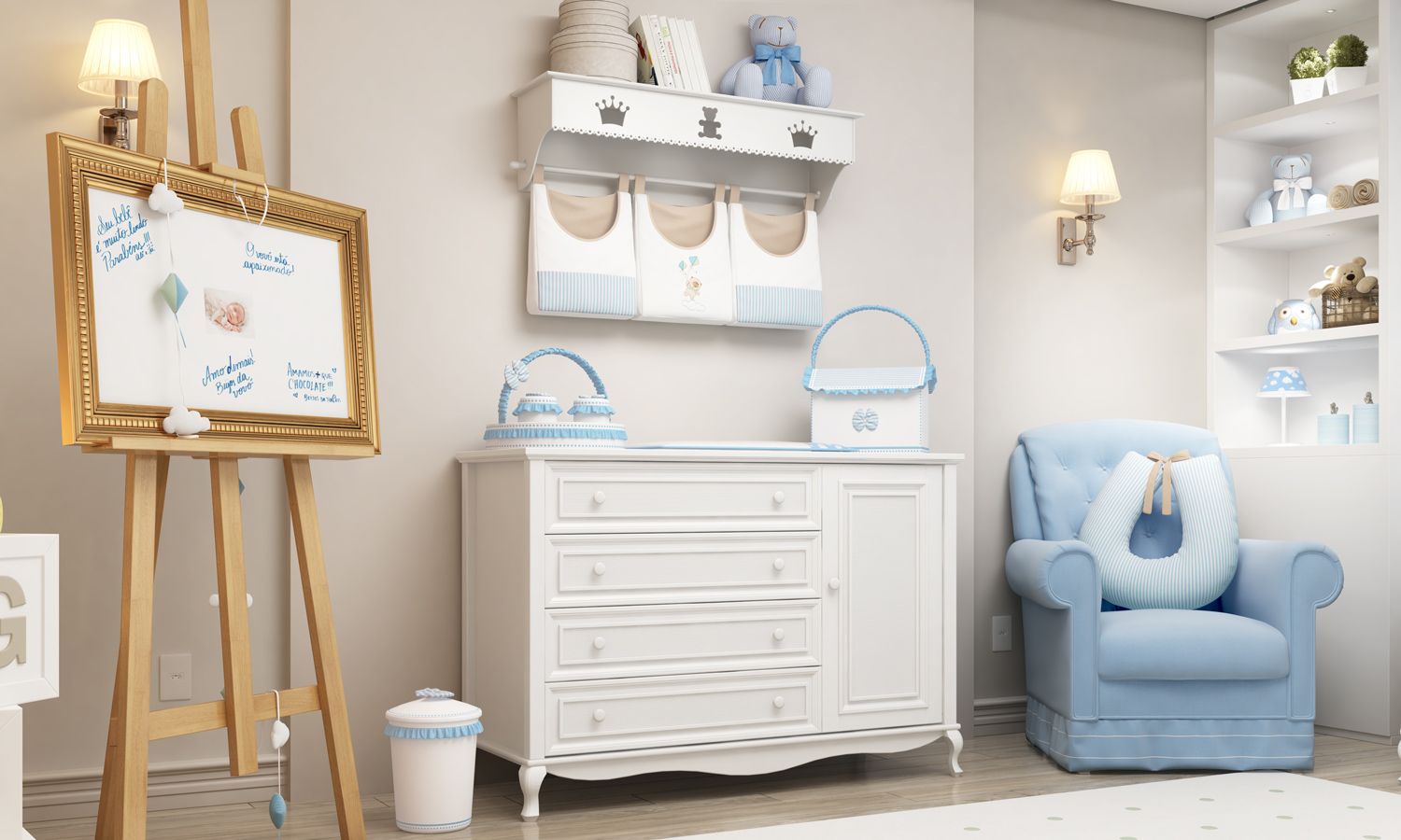 Porta Fraldas Varão Nino e a Pipa