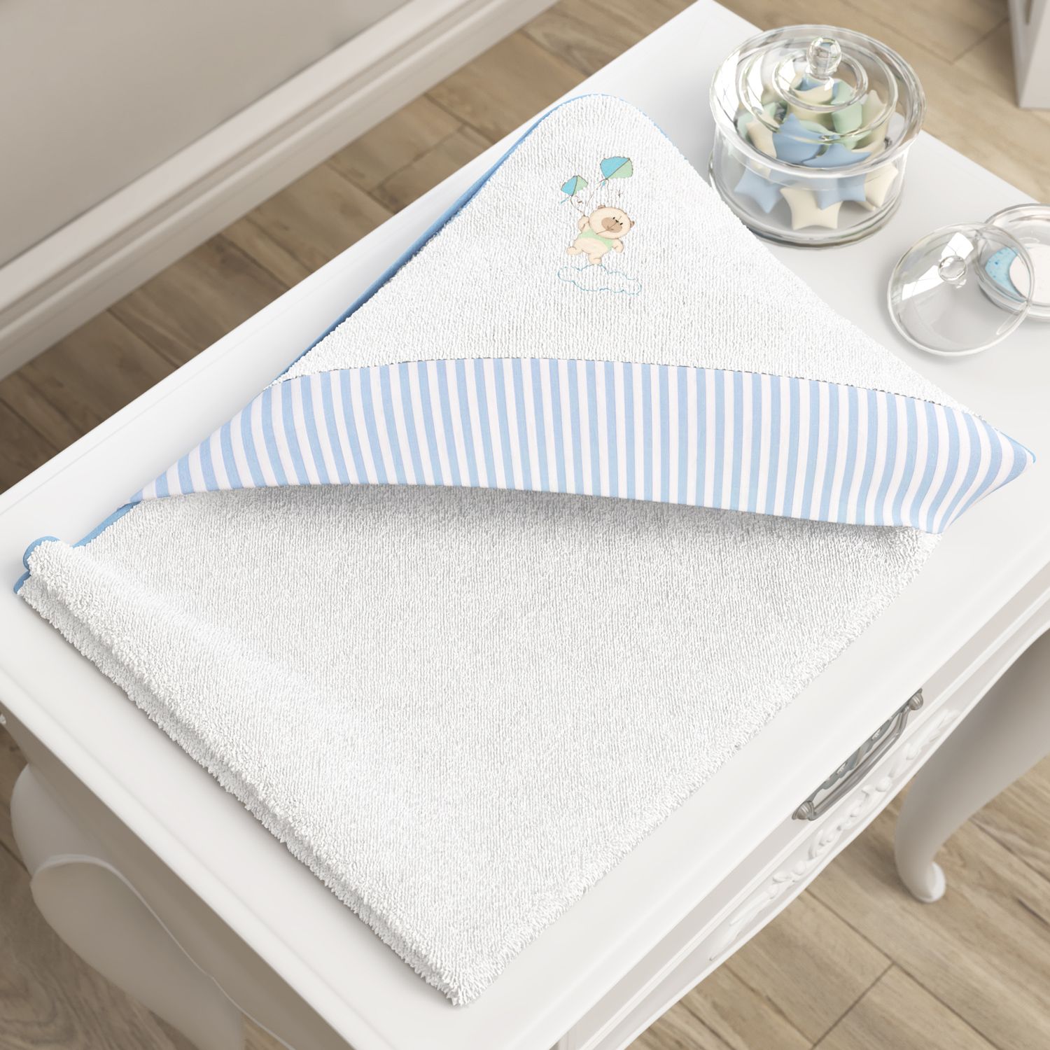 Toalha com Capuz Nino e a Pipa