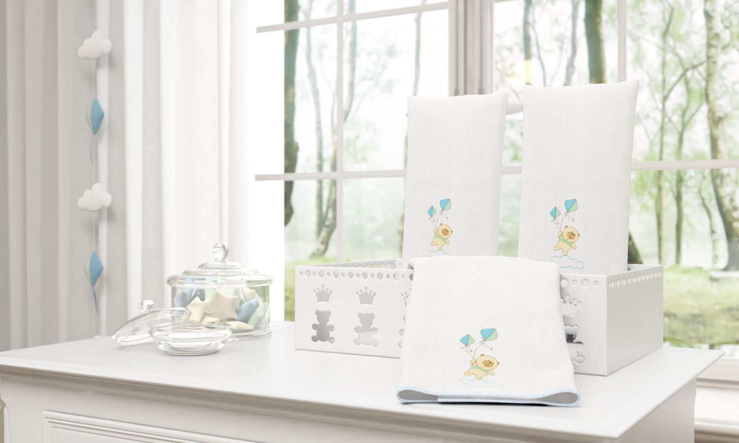 Jogo de Fraldas Ombro Nino e a Pipa com 3