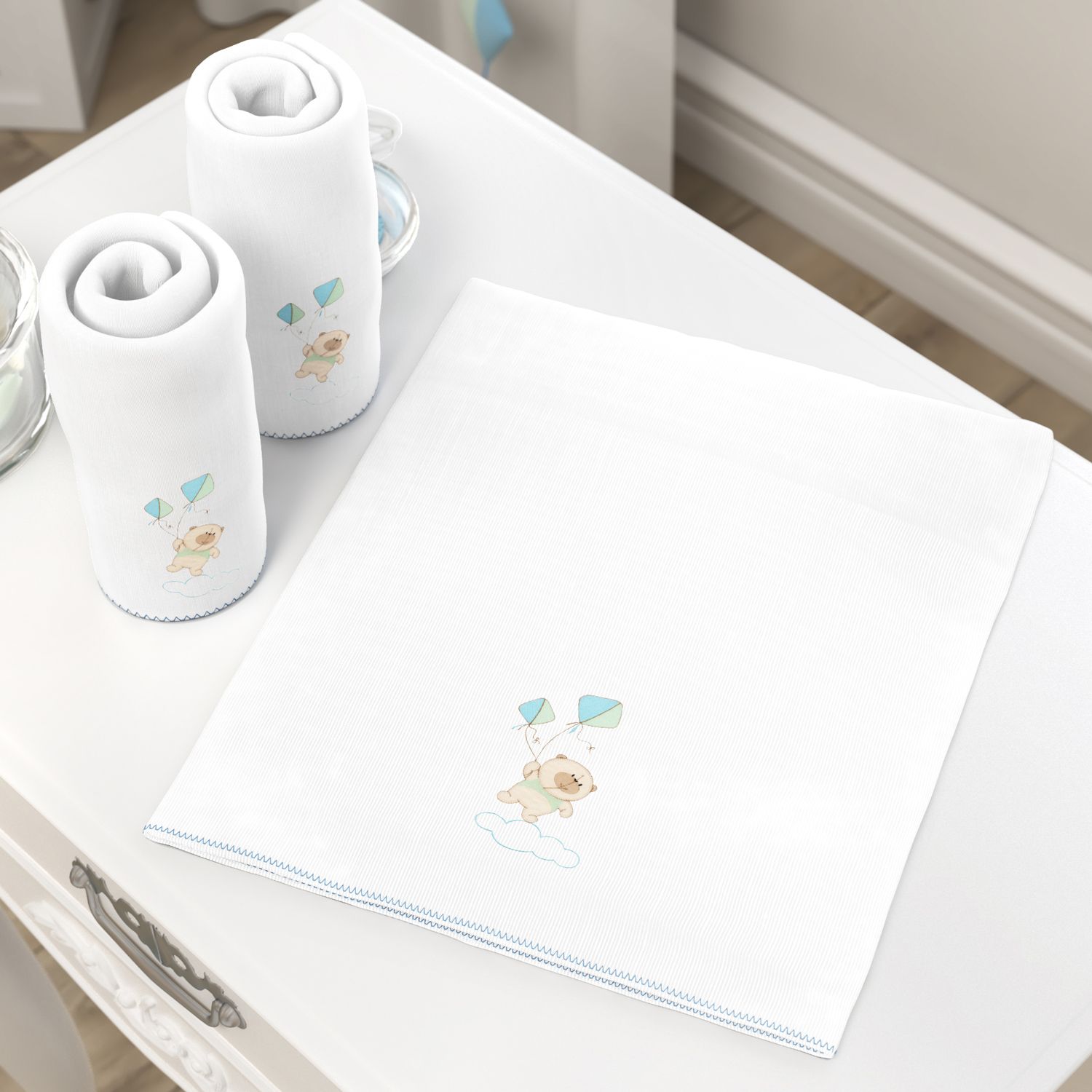 Jogo de Fraldas Ombro Nino e a Pipa com 3