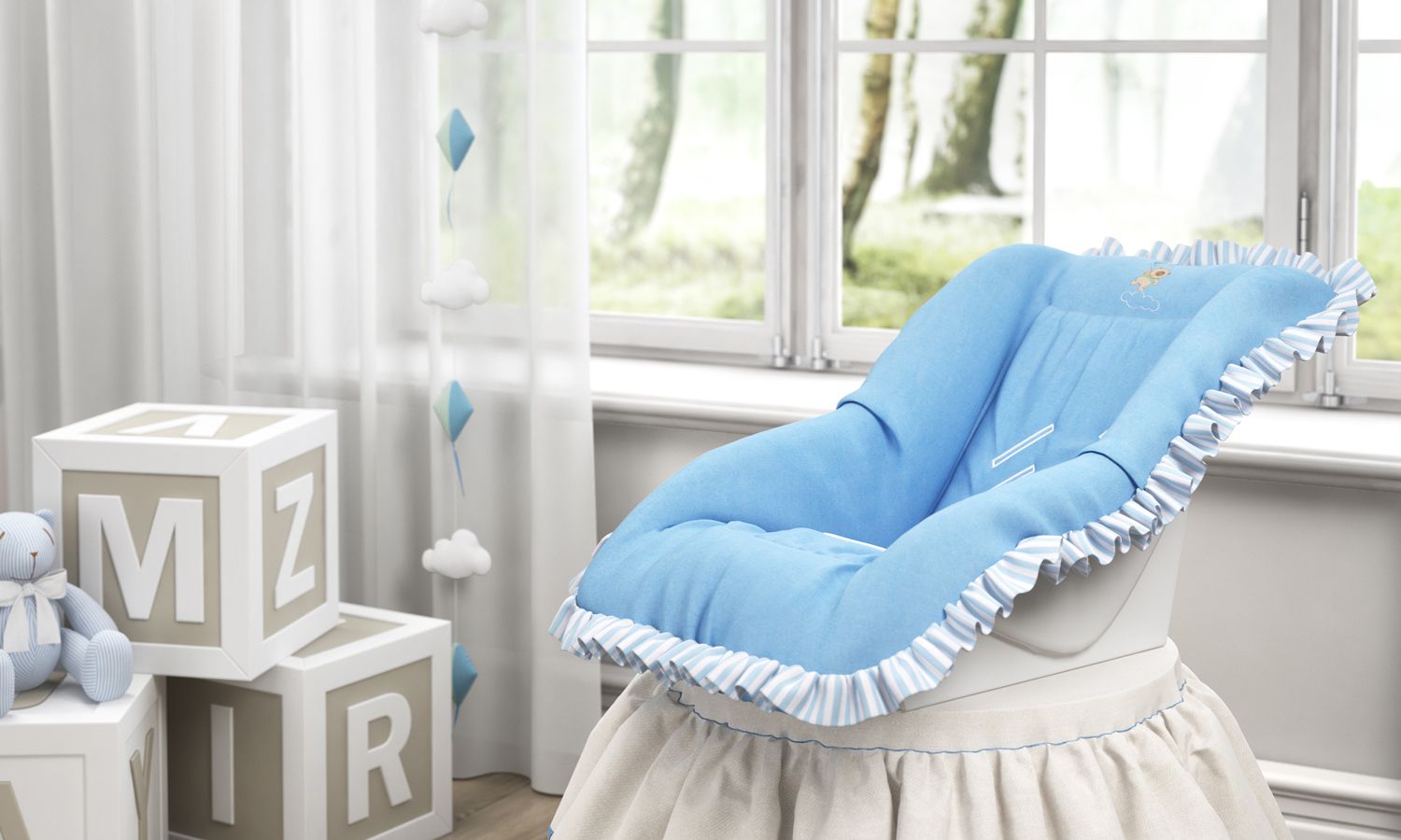 Capa de Bebê Conforto Nino e a Pipa