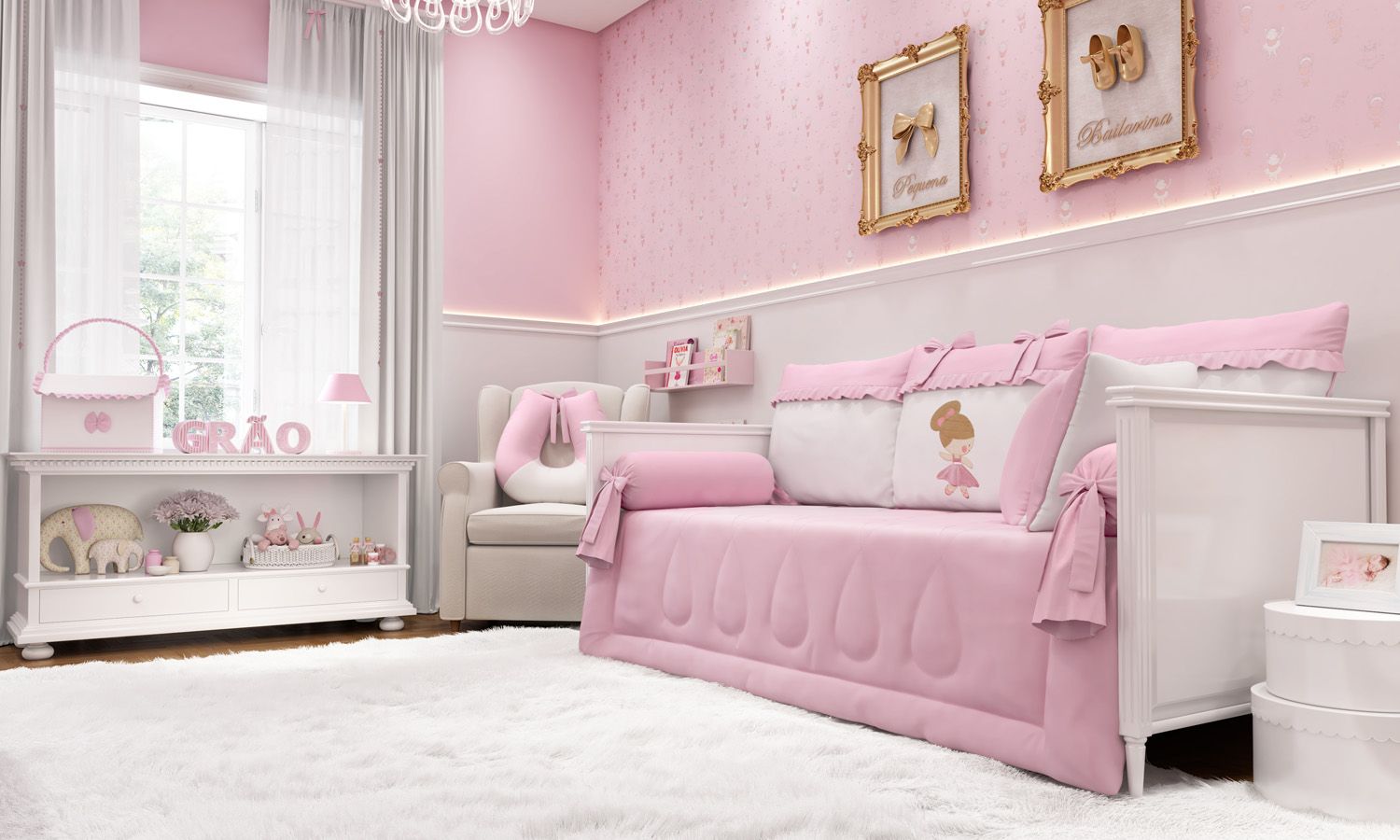 Kit Cama Babá Pequena Bailarina